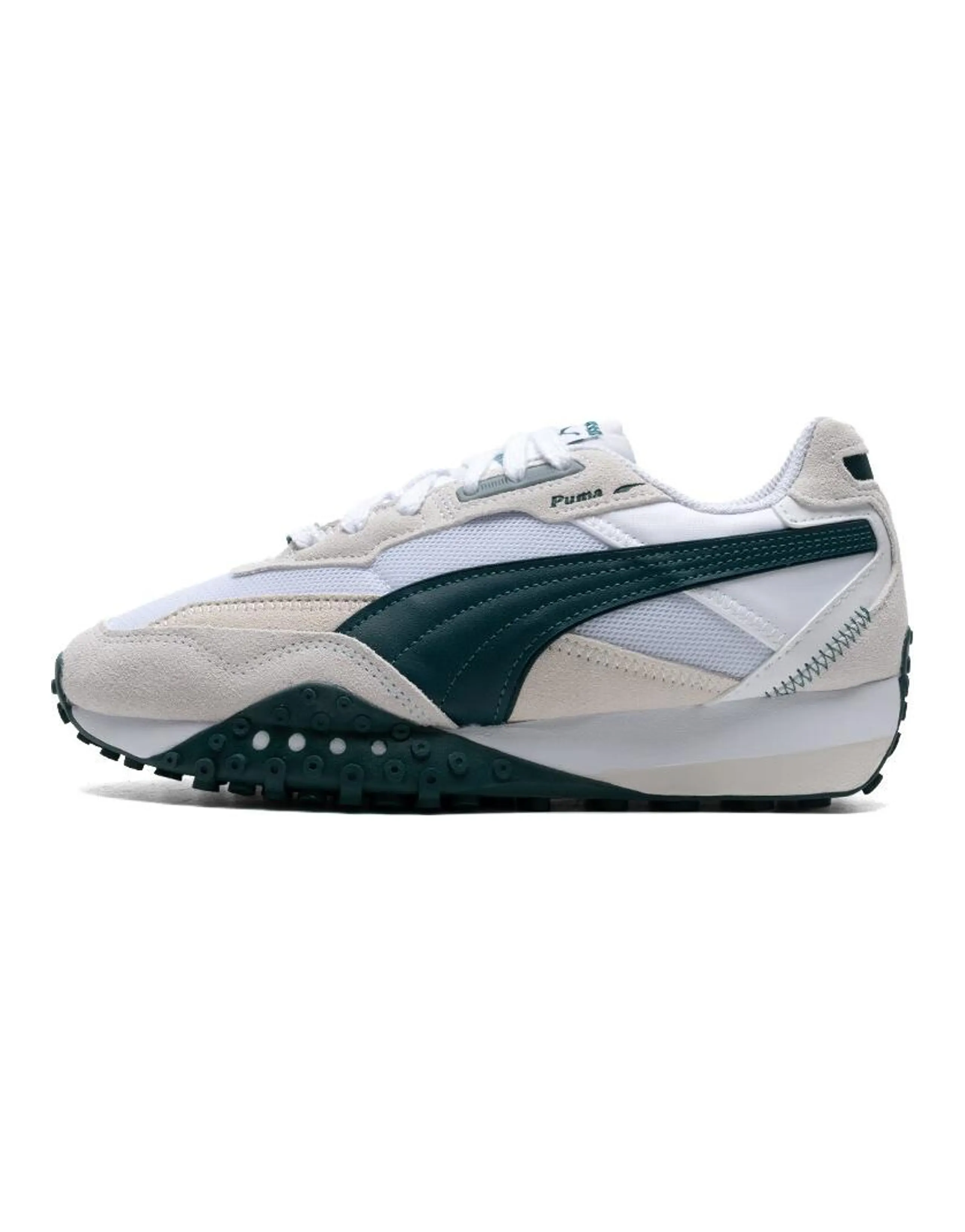 PUMA Blktop Rider Pop Comfortable Wear-Resistant Low-Cut Casual Shoes Unisex Beige Green