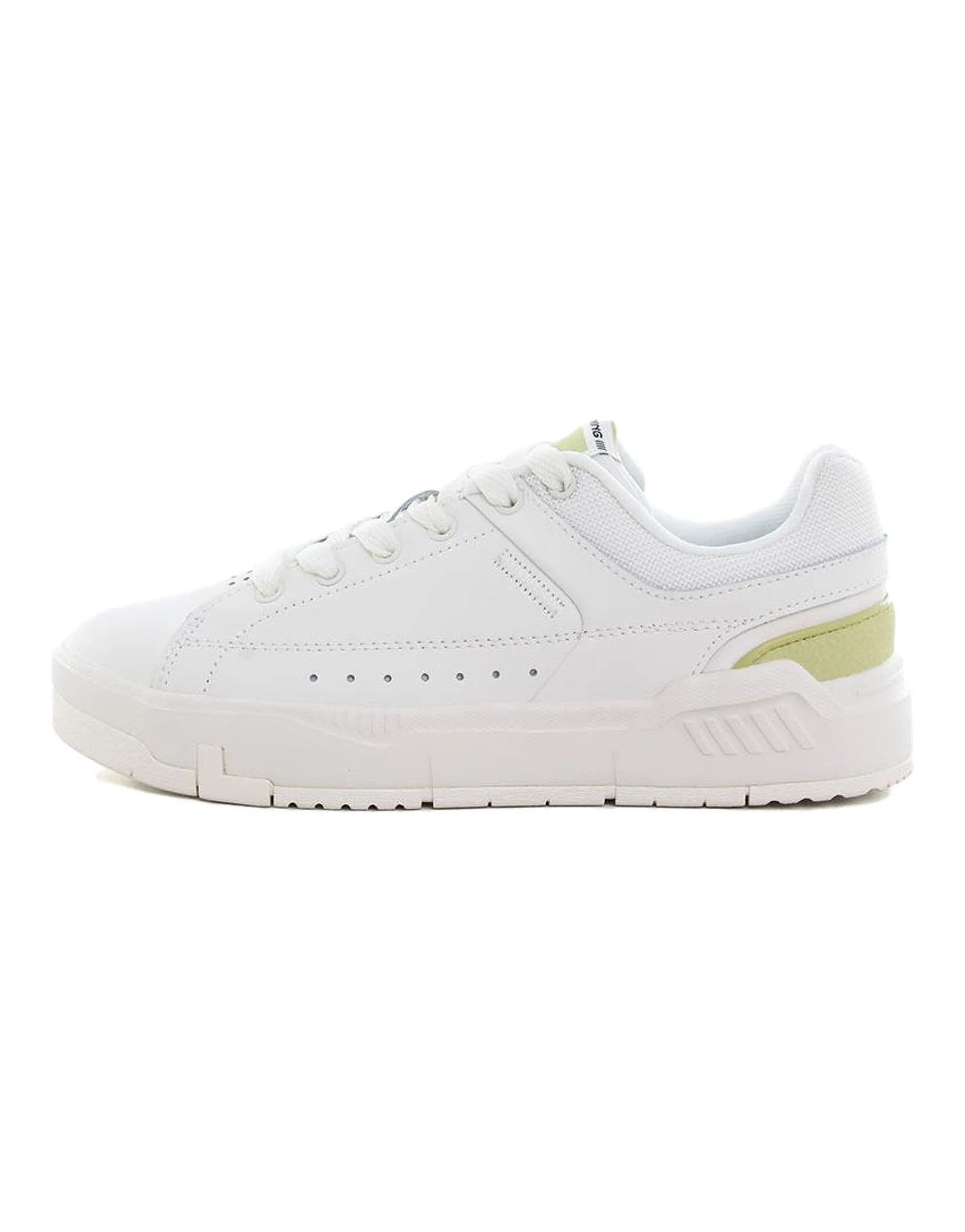 LiNing COMMON 70s Cushioning Wear-Resistant Low-Top Skateboard Shoes Women's White Green