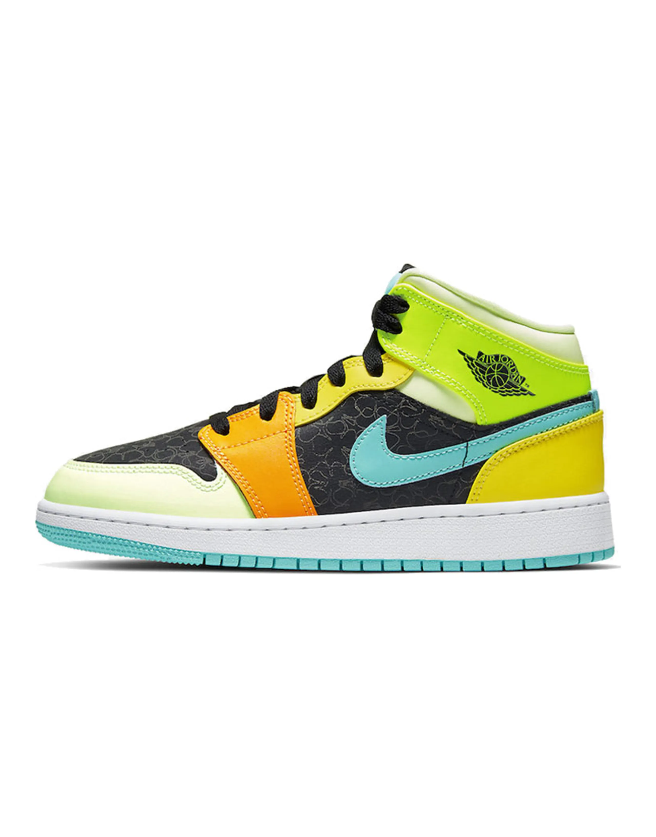 Jordan 1 Mid SE Aurora Green GS