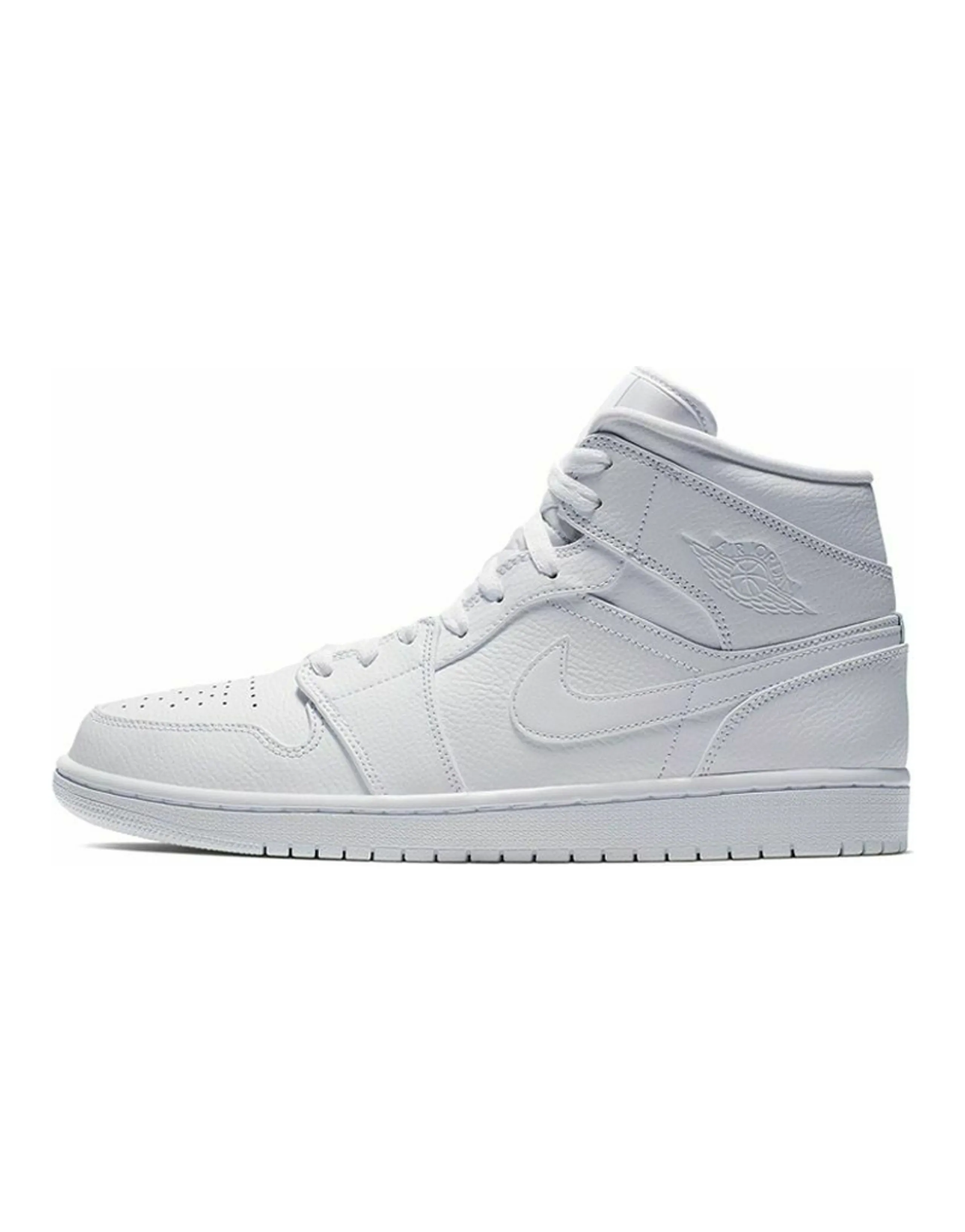 JORDAN 1 Mid Triple White 2019