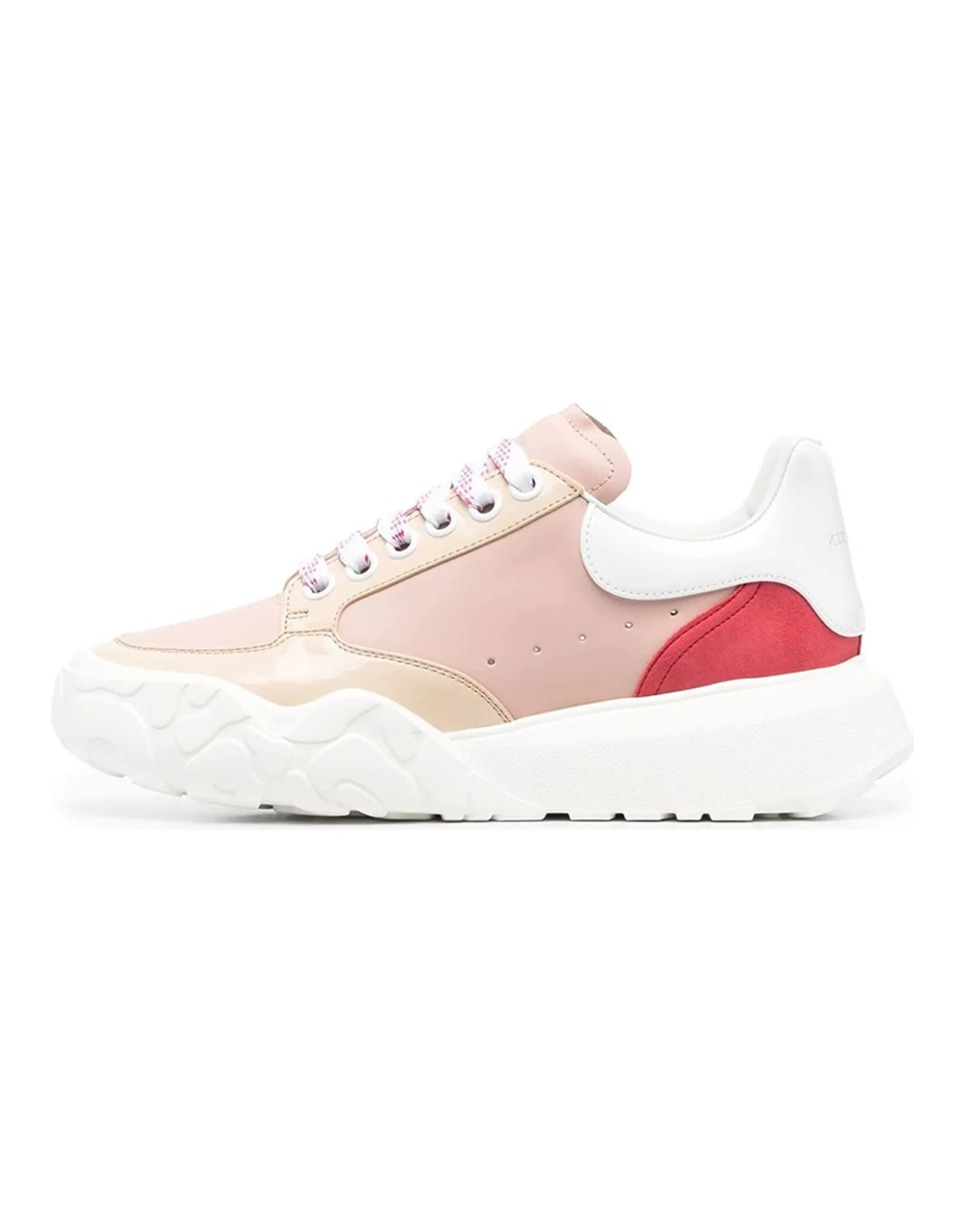 Alexander McQueen Court Trainer Slip-Resistant Sports Casual Shoes Women's Multicolor