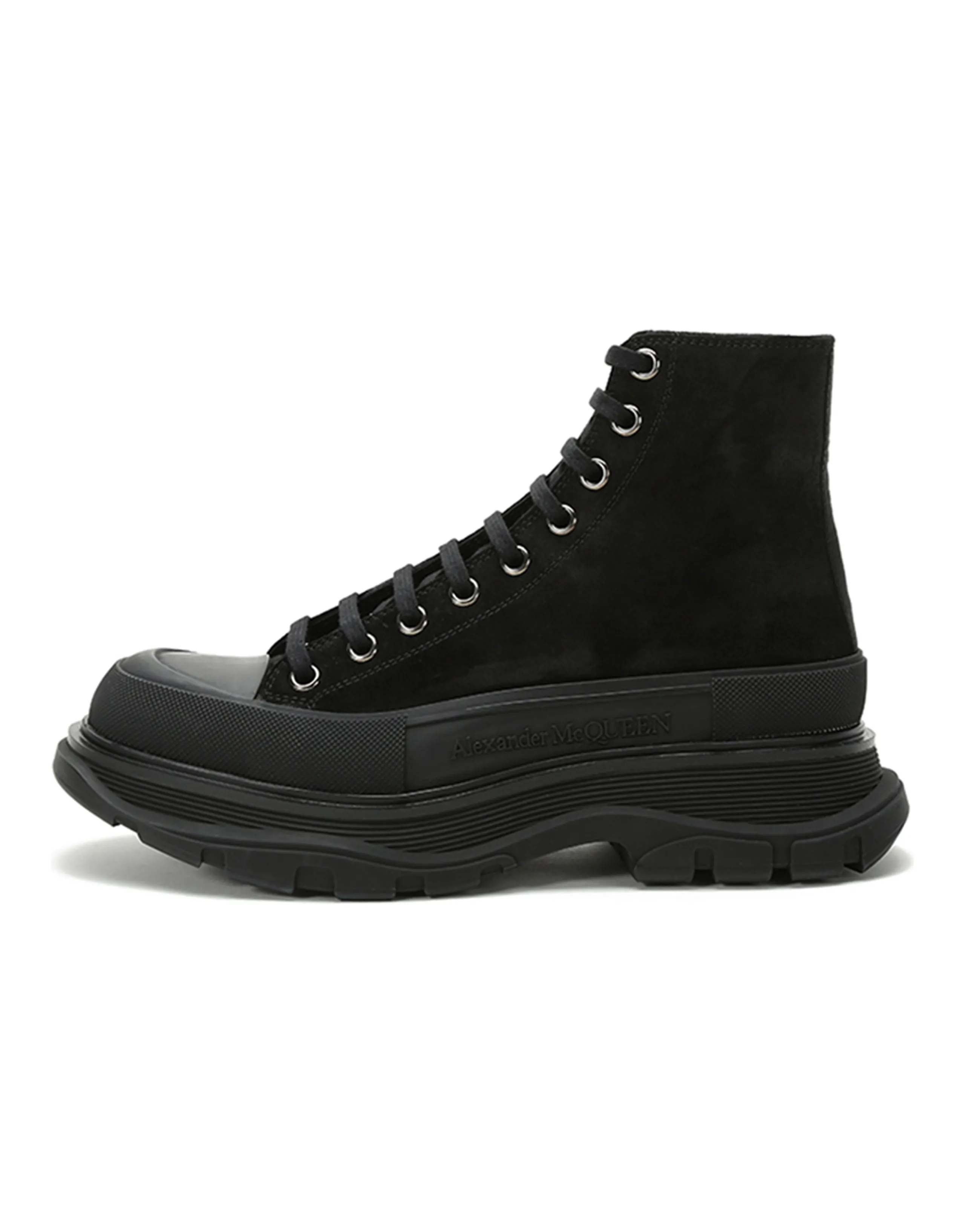 Alexander McQueen Tread Slick Boot Triple Black