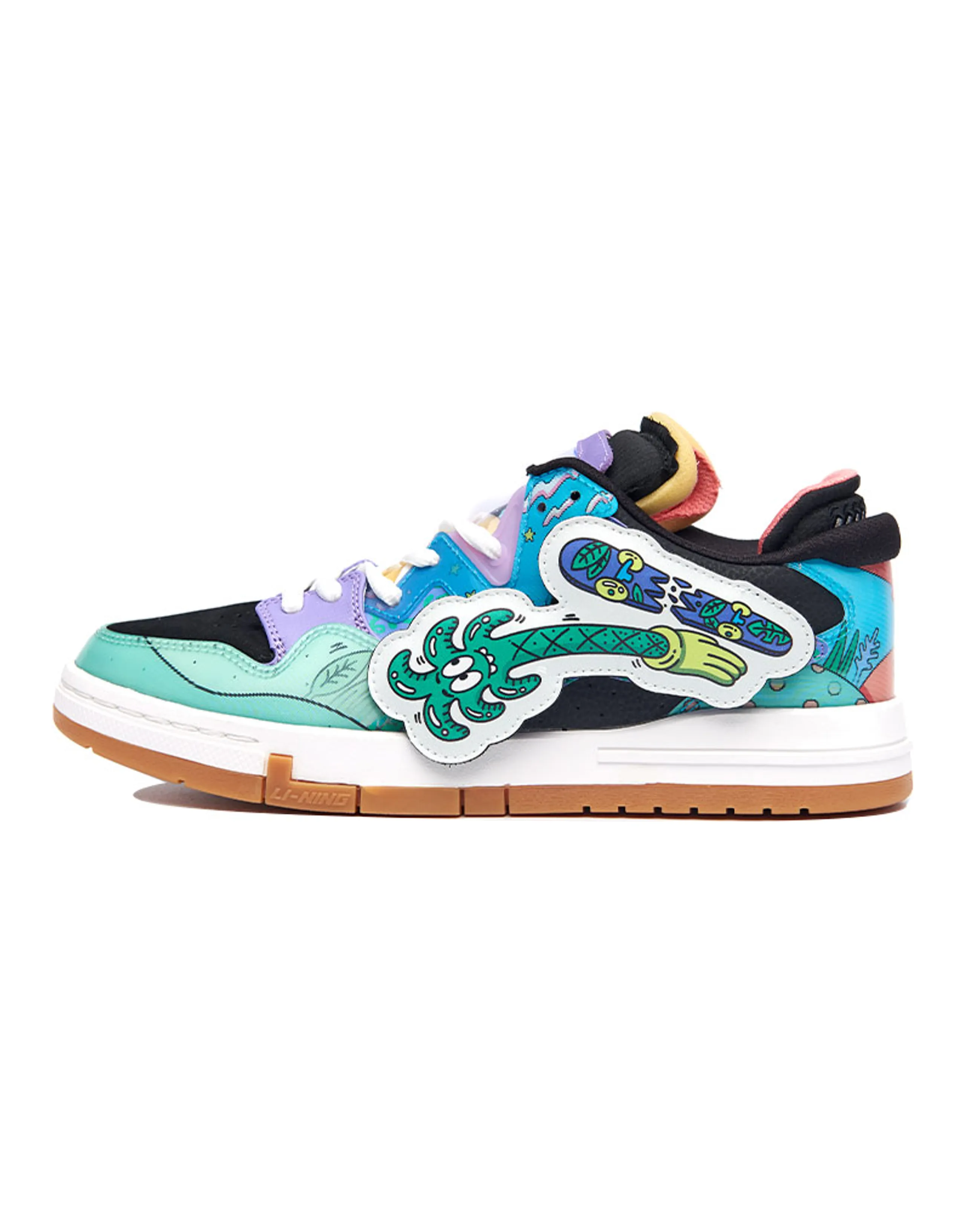 Steven Harrington X LINING Wei Wu PRO Skateboard Shoes Women's Low-Top Multicolor