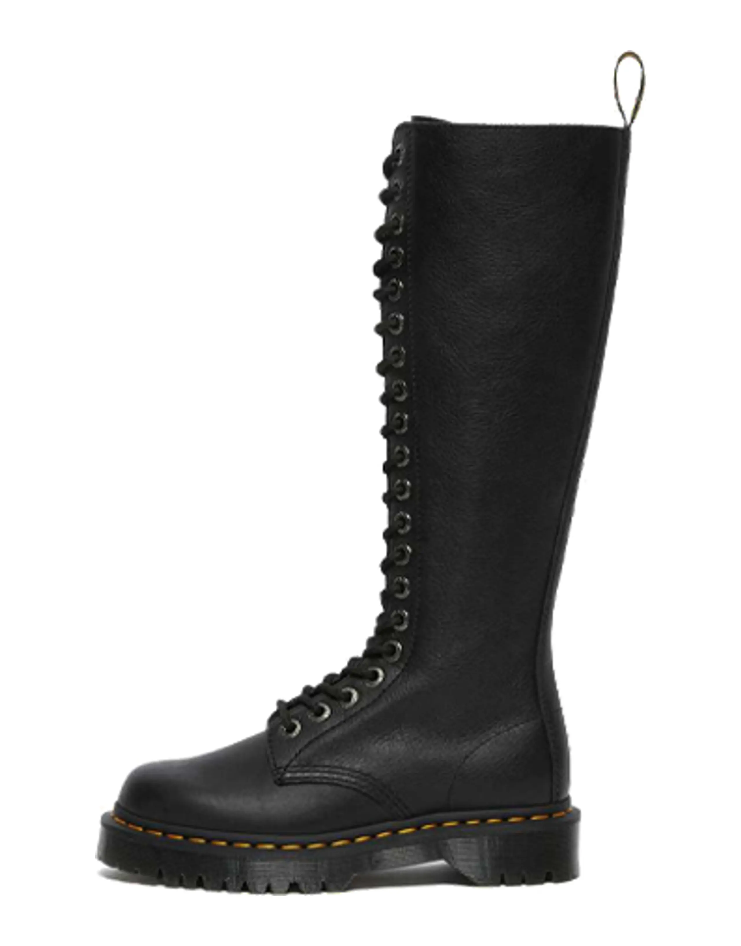 Dr.Martens 1B60 Bex Pisa Leather Knee High Boots 'Black Pisa' Women's