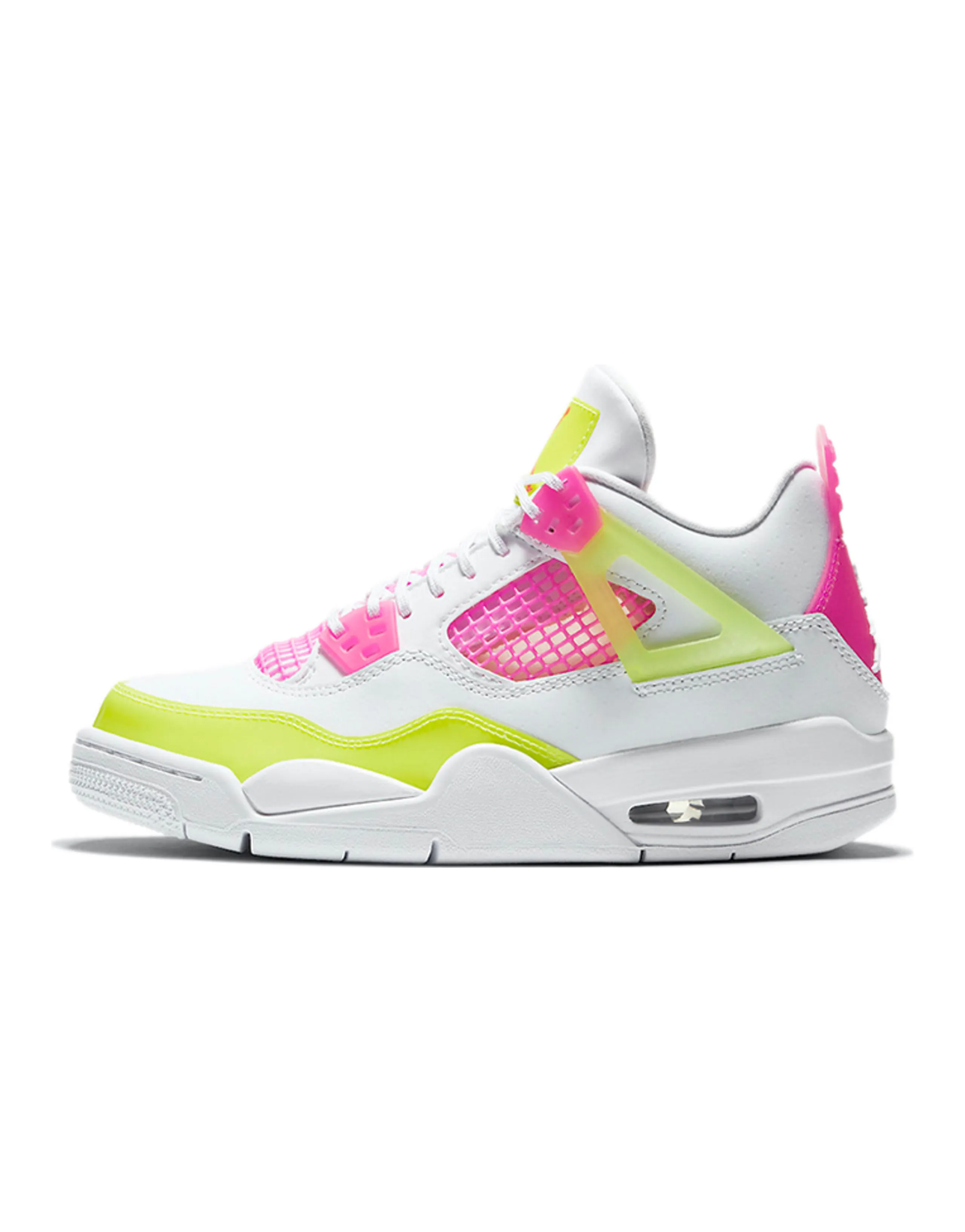 Jordan 4 Retro White Lemon Pink GS