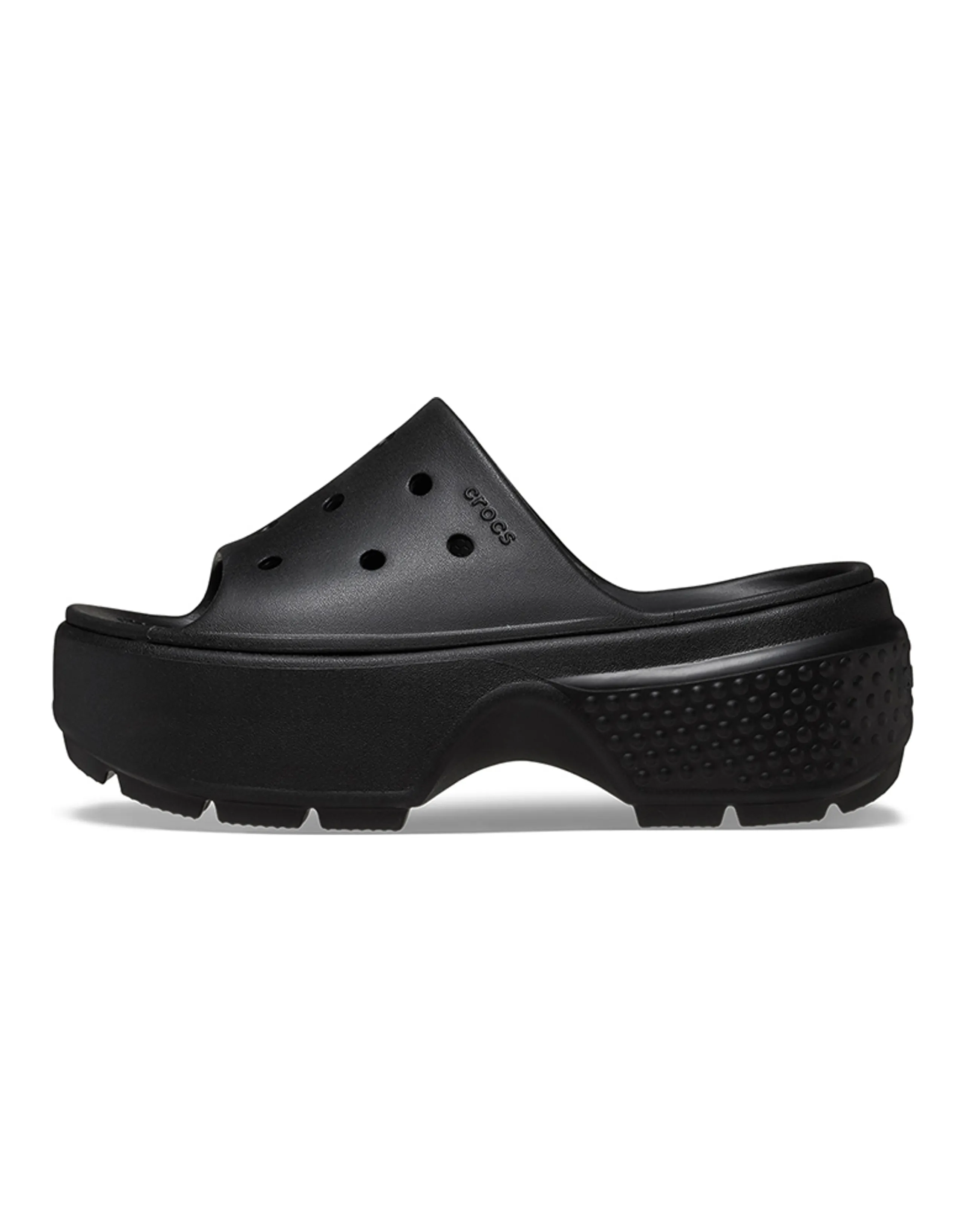 Crocs Stomp Slides 'Black' Women's