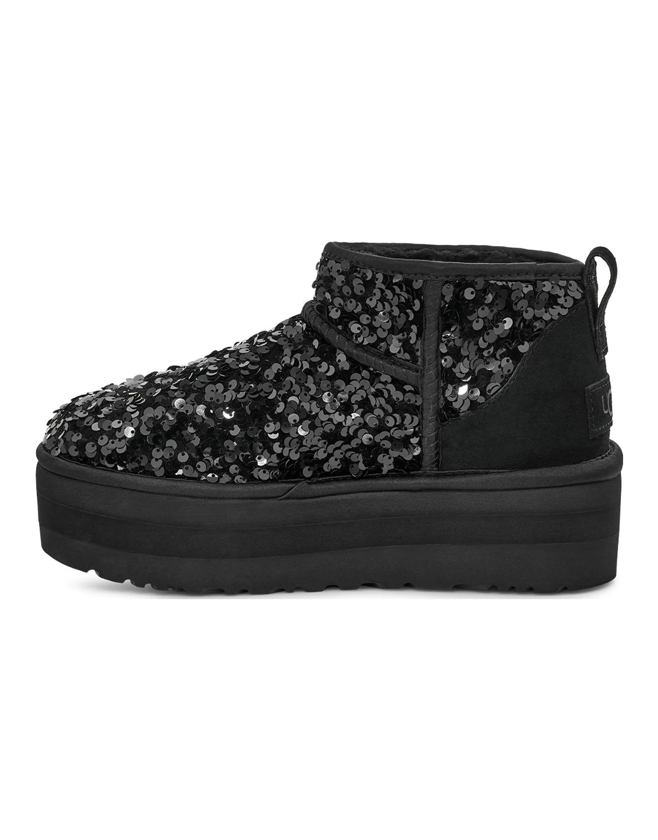 UGG Ultra Mini Chunky Sequin 'Black' Women's