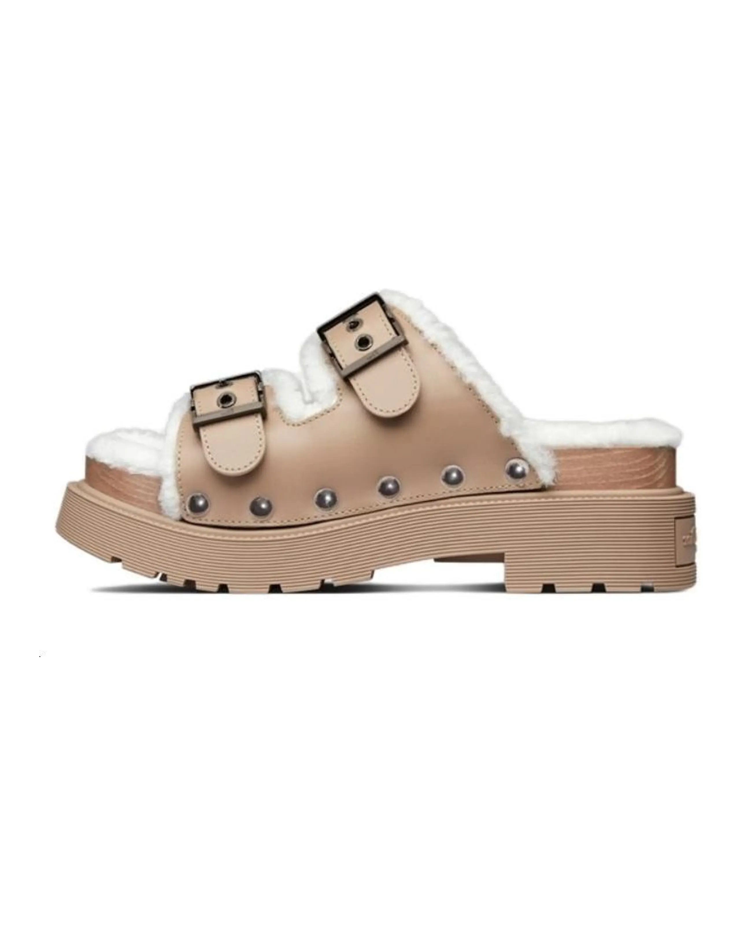 DIOR DIORquake Slide Slippers Women's Light Brown