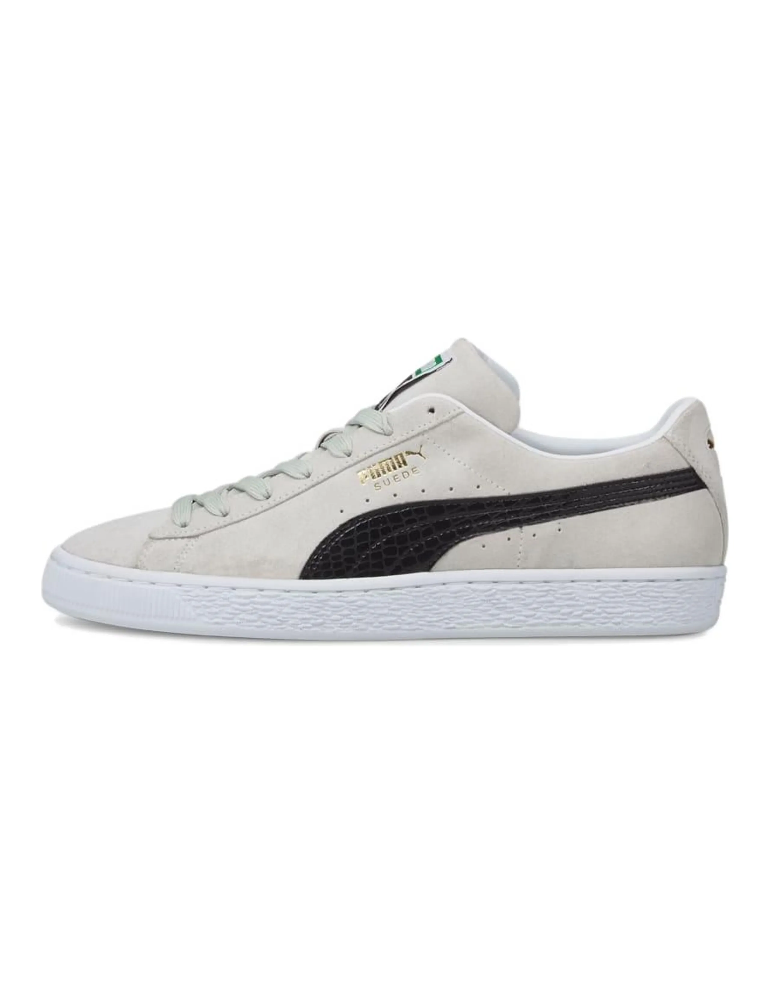 PUMA Suede Croc Retro Casual Skateboarding Shoes Unisex Gray White