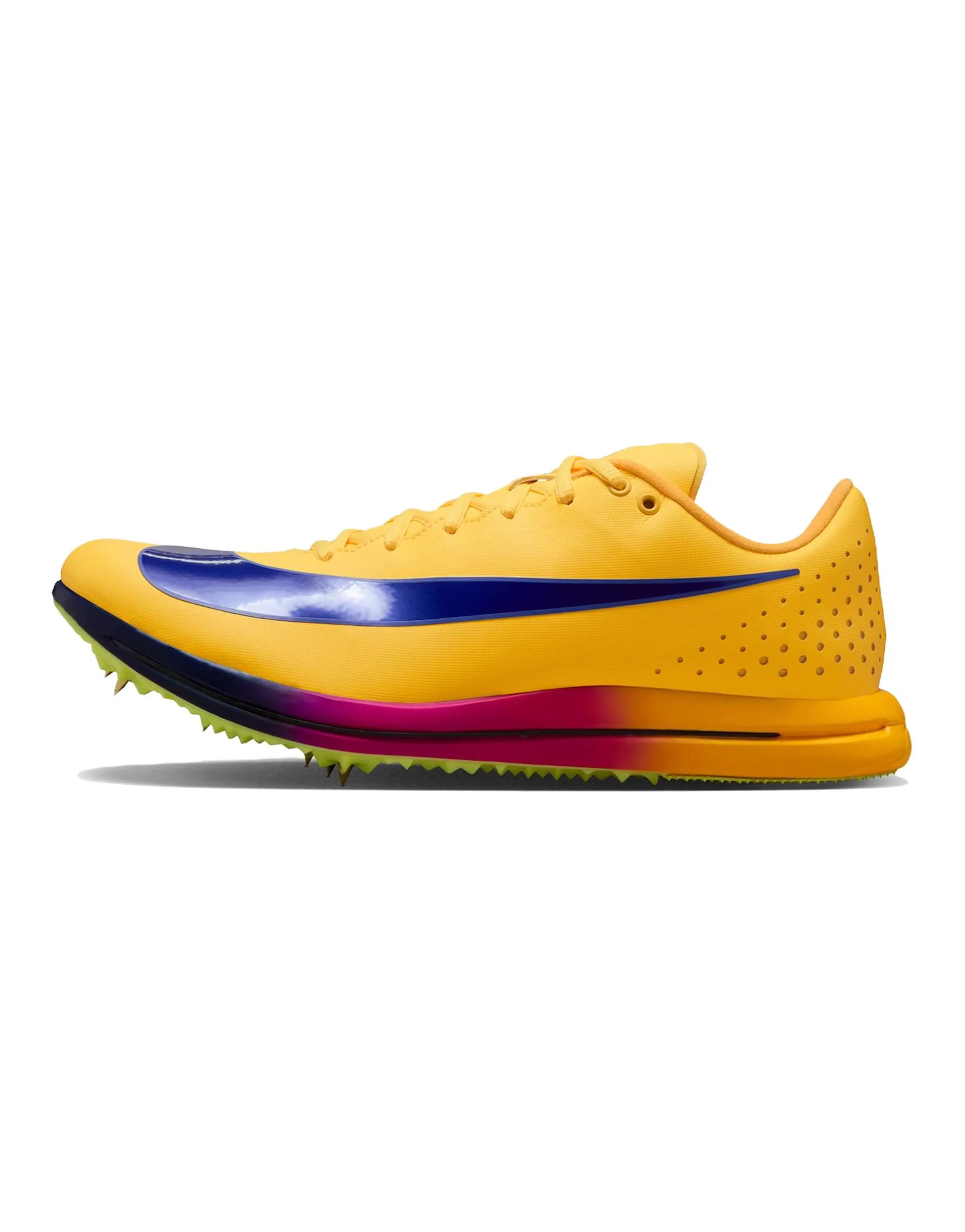 Nike Triple Jump Elite 3 Comfortable Versatile Wear-Resistant Low-Top Running Shoes Unisex Yellow Blue