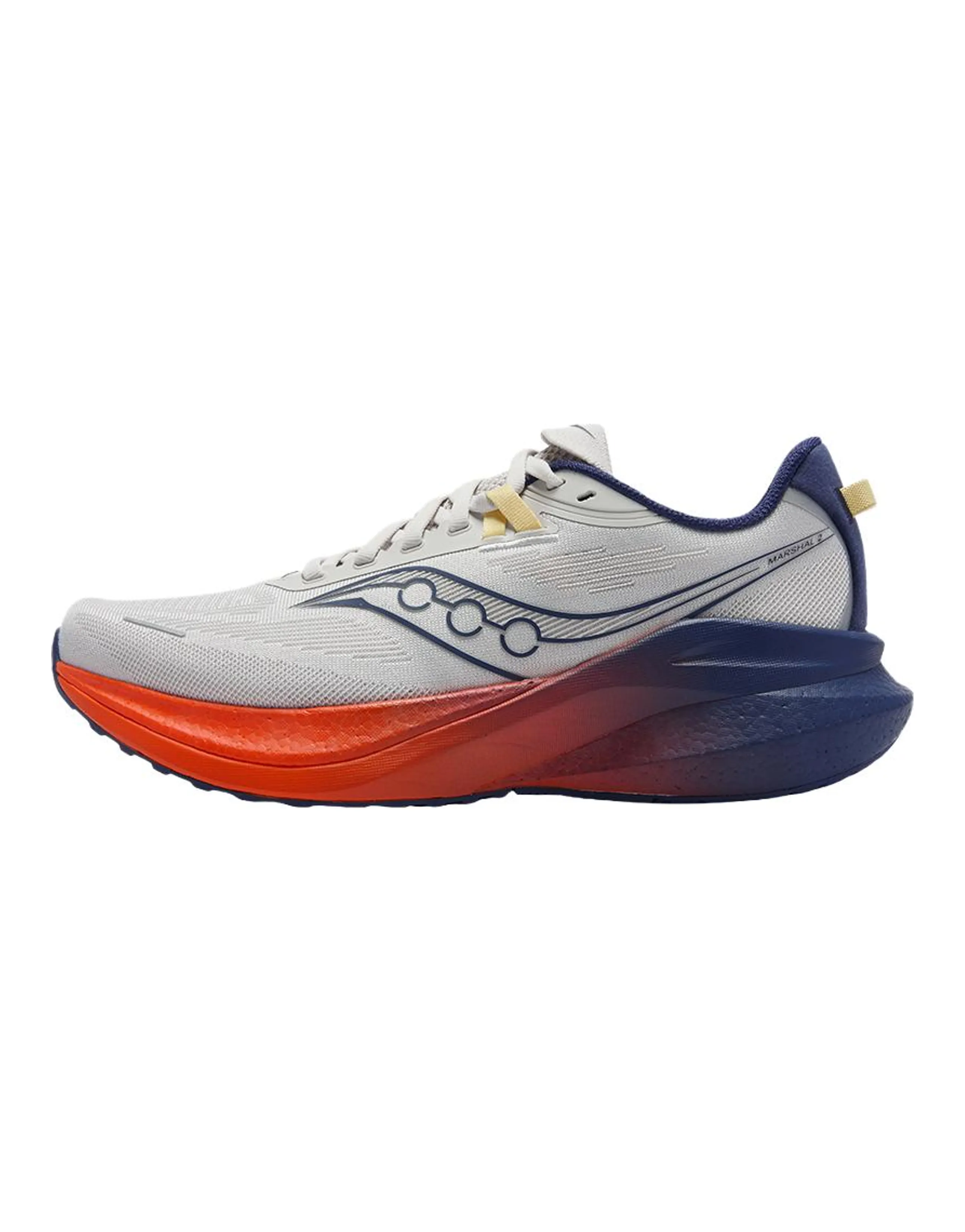 Saucony MARSHAL 2 Comfortable Versatile Slip-Resistant Wear-Resistant Low-Top Running Shoes Unisex Gray