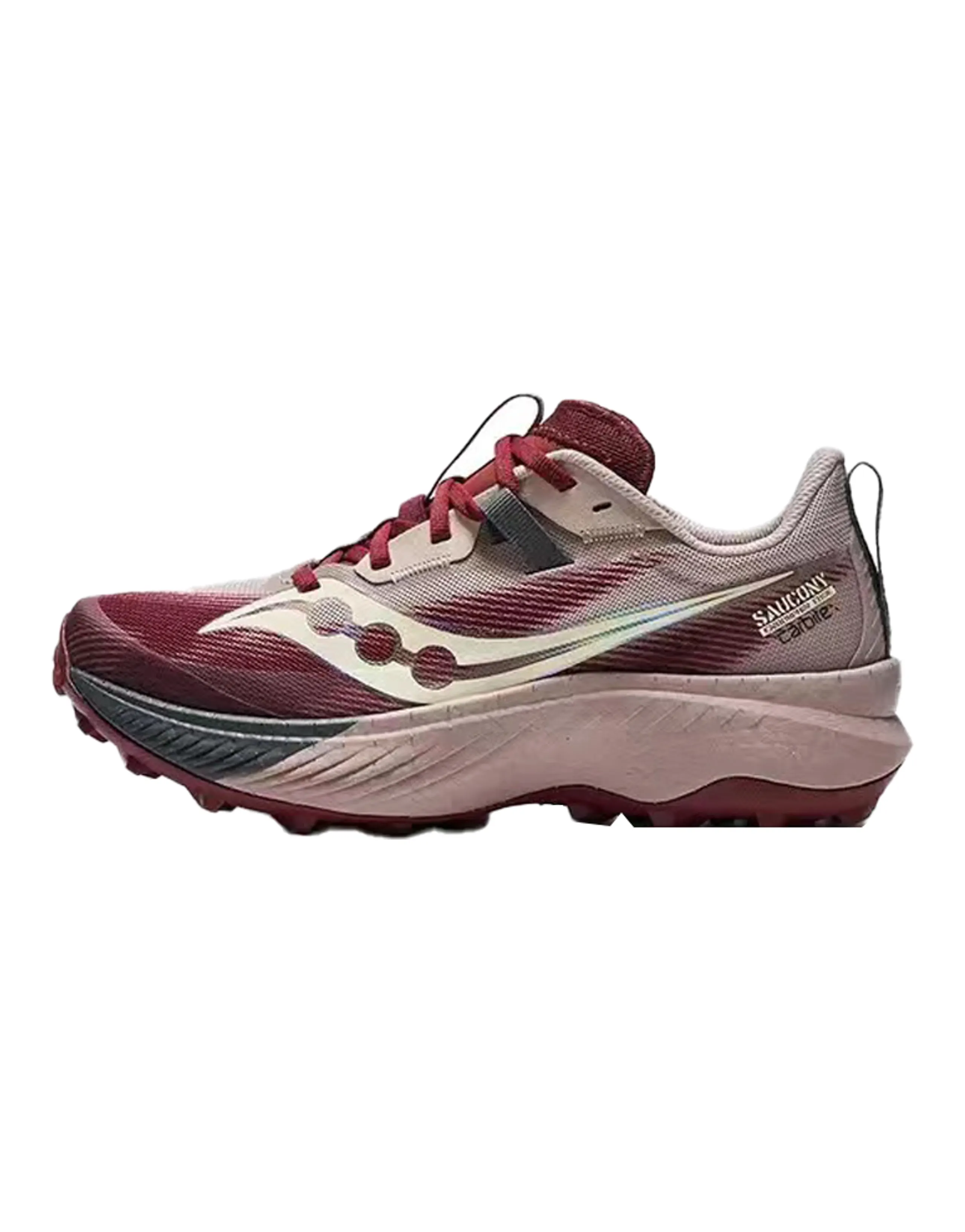 Saucony ENDORPHIN EDGE Slip-Resistant Low-Top Running Shoes Women's Beige Red