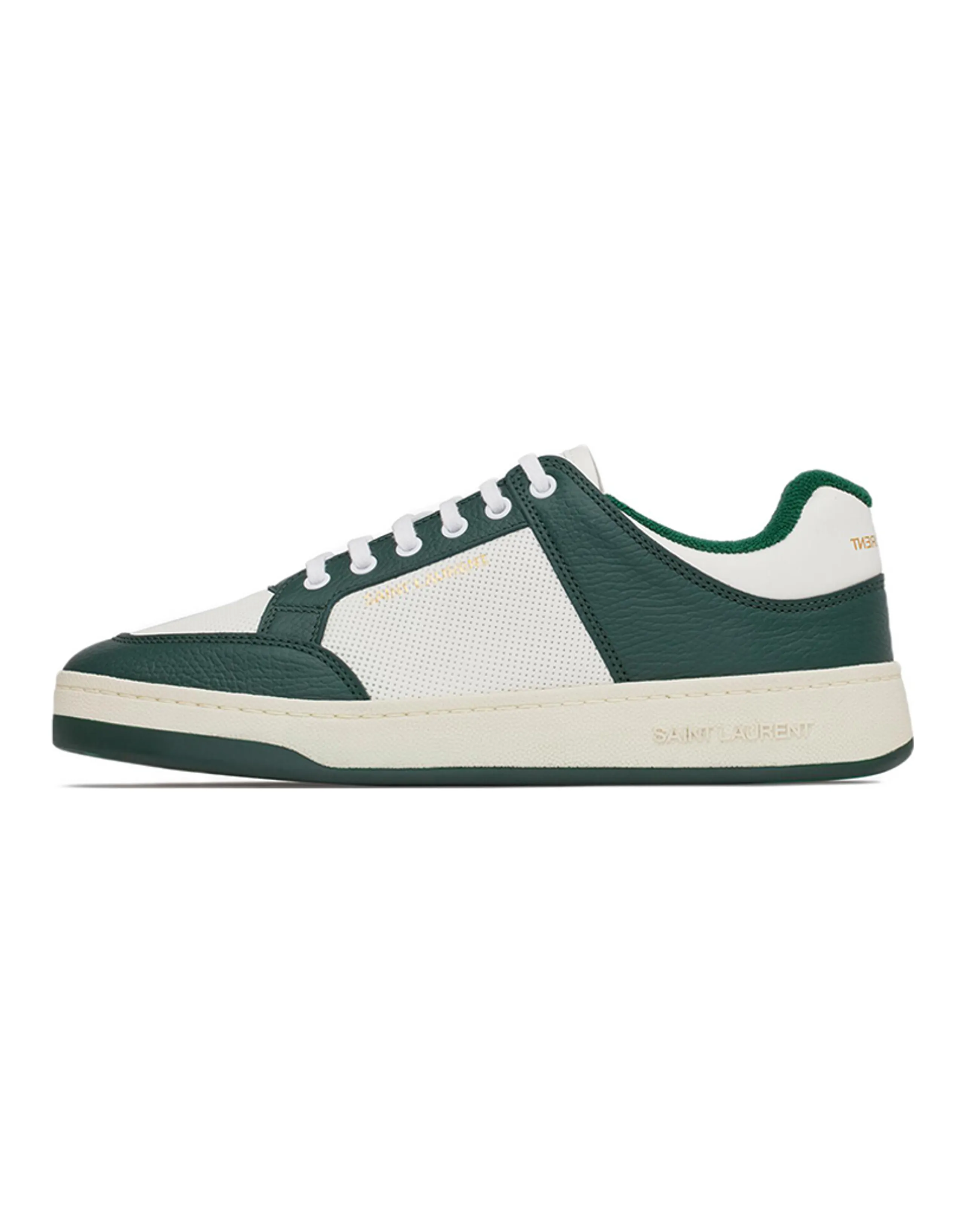 SAINT LAURENT SL/61 Round Toe Low Top Sneakers