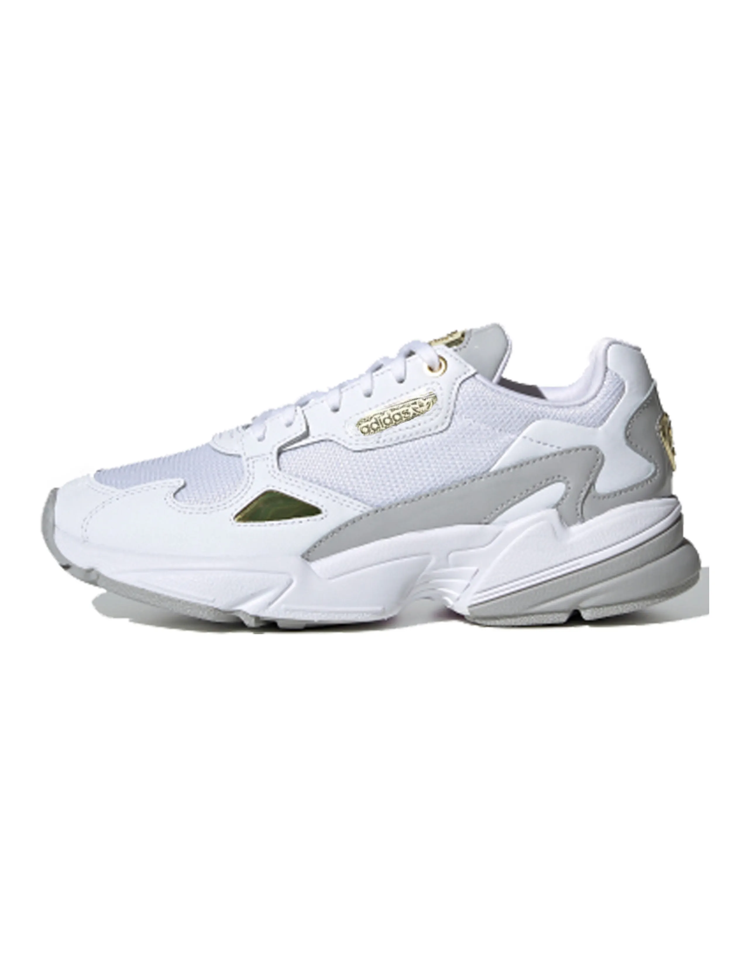 Adidas Originals Falcon White Gold Metallic Women's