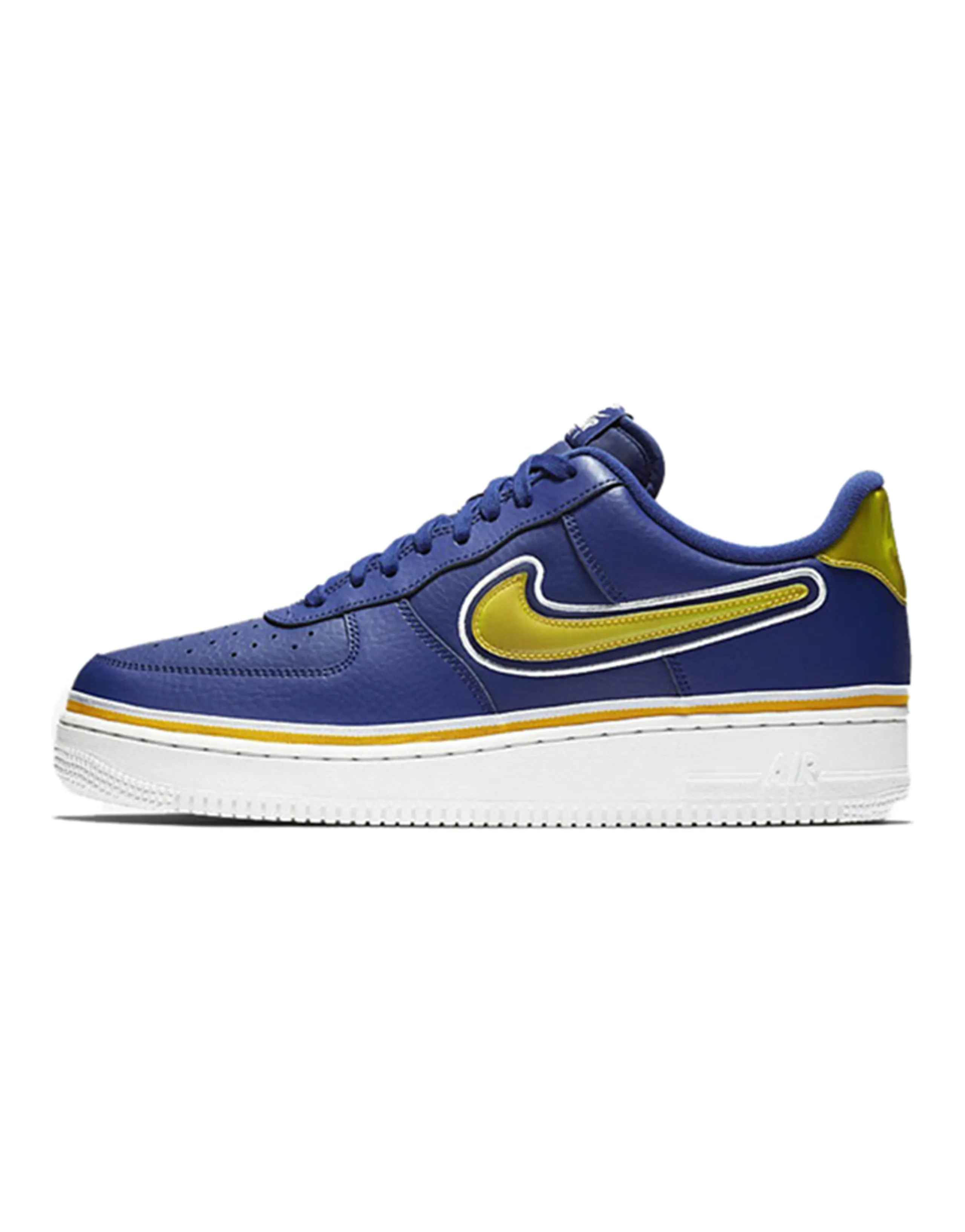 Nike Air Force 1 Low Sport Nba Deep Royal University Gold