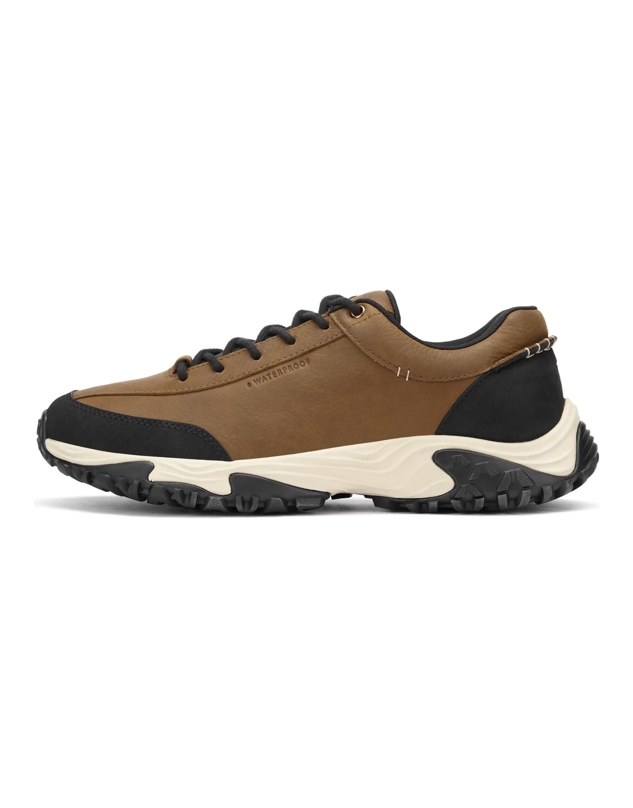Clarks Cow Leather Wear-Resistant Versatile Commute Trendy Short-Cut Outdoor Boots Men's Brown