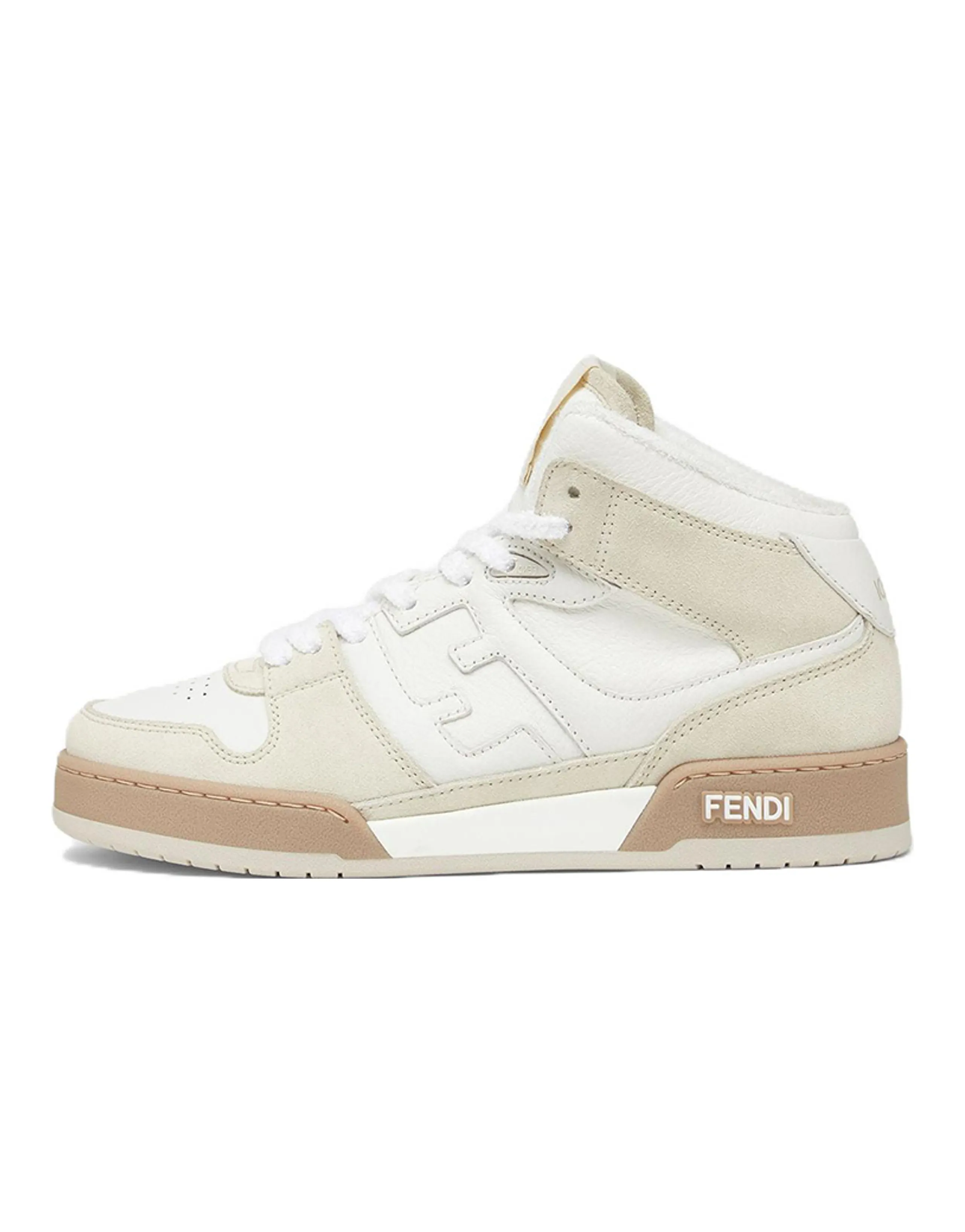 FENDI Match High Top 'White Cream' Women's