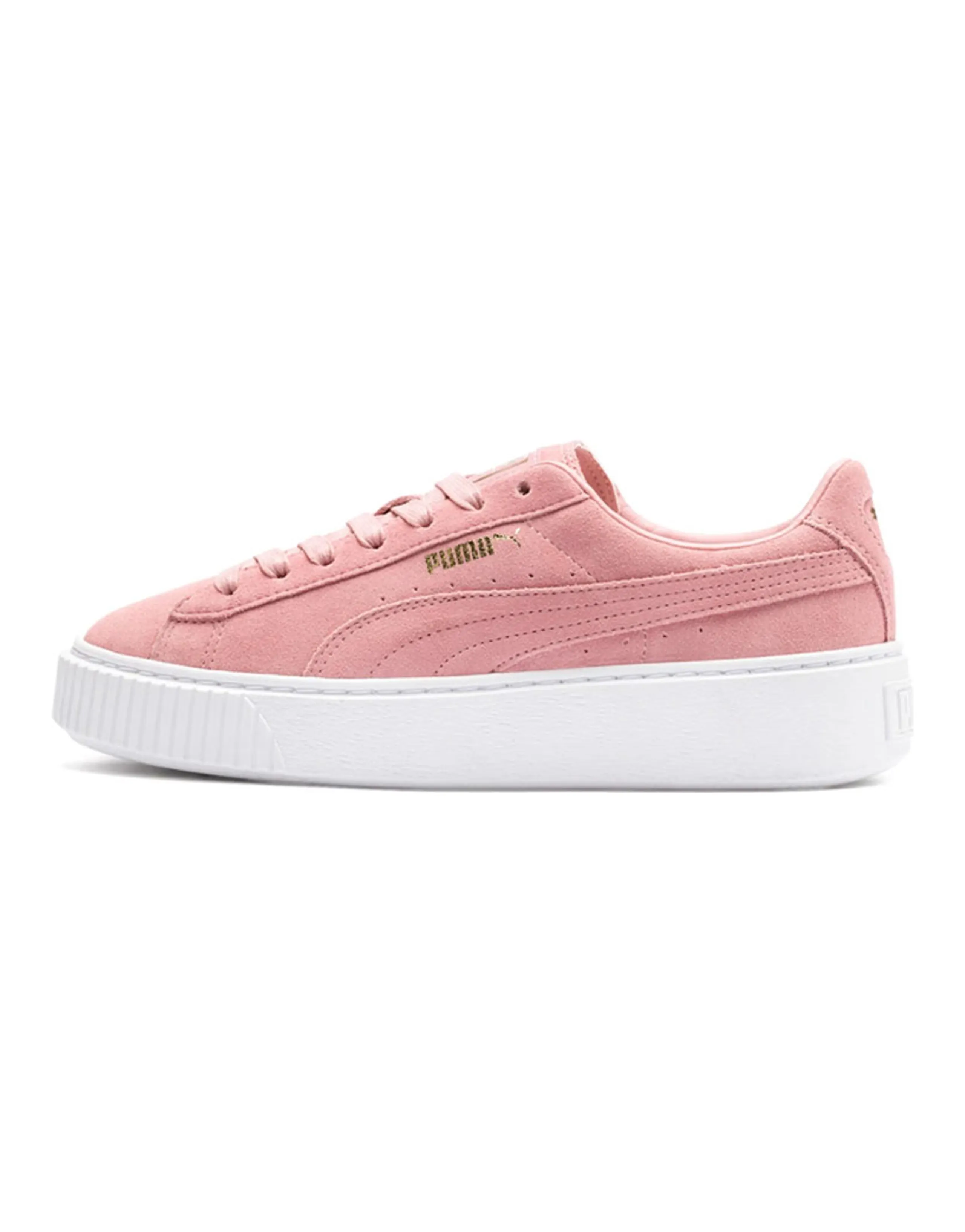 PUMA Suede Platform 'Pink White' Women's