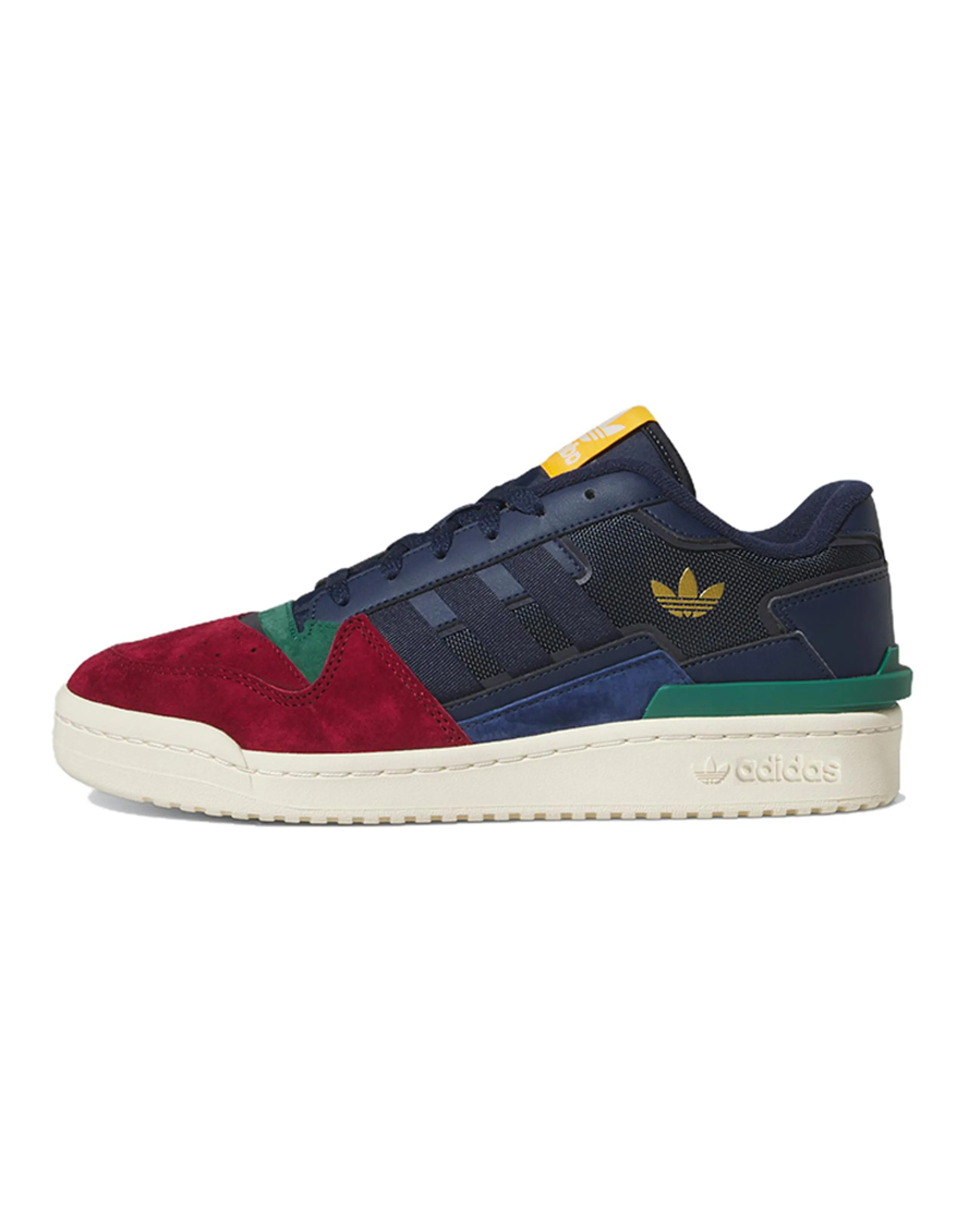 Adidas Originals Forum Exhibit Low 2.0 Collegiate Navy Burgundy Green