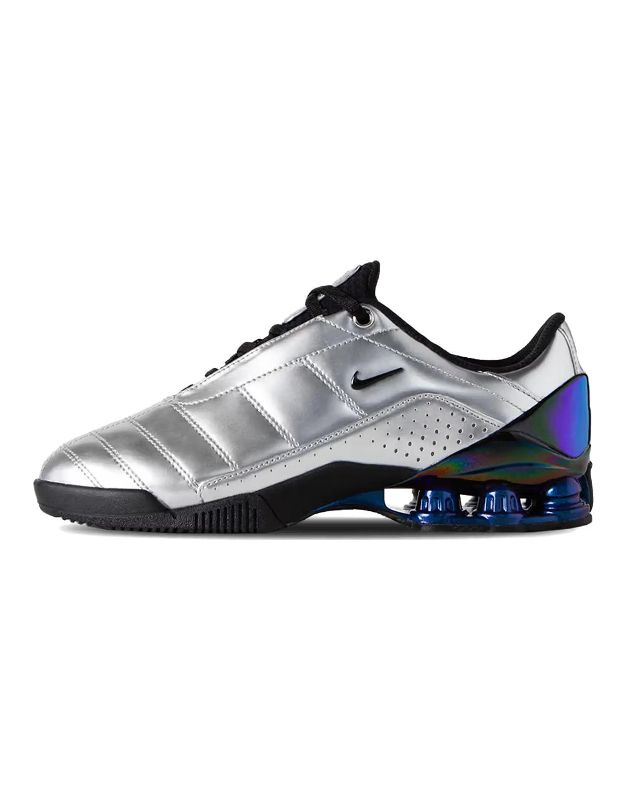 Nike Total 90 Shox Secutor Magia Versatile Comfortable Wear-Resistant Soccer Cleats Women's Silver