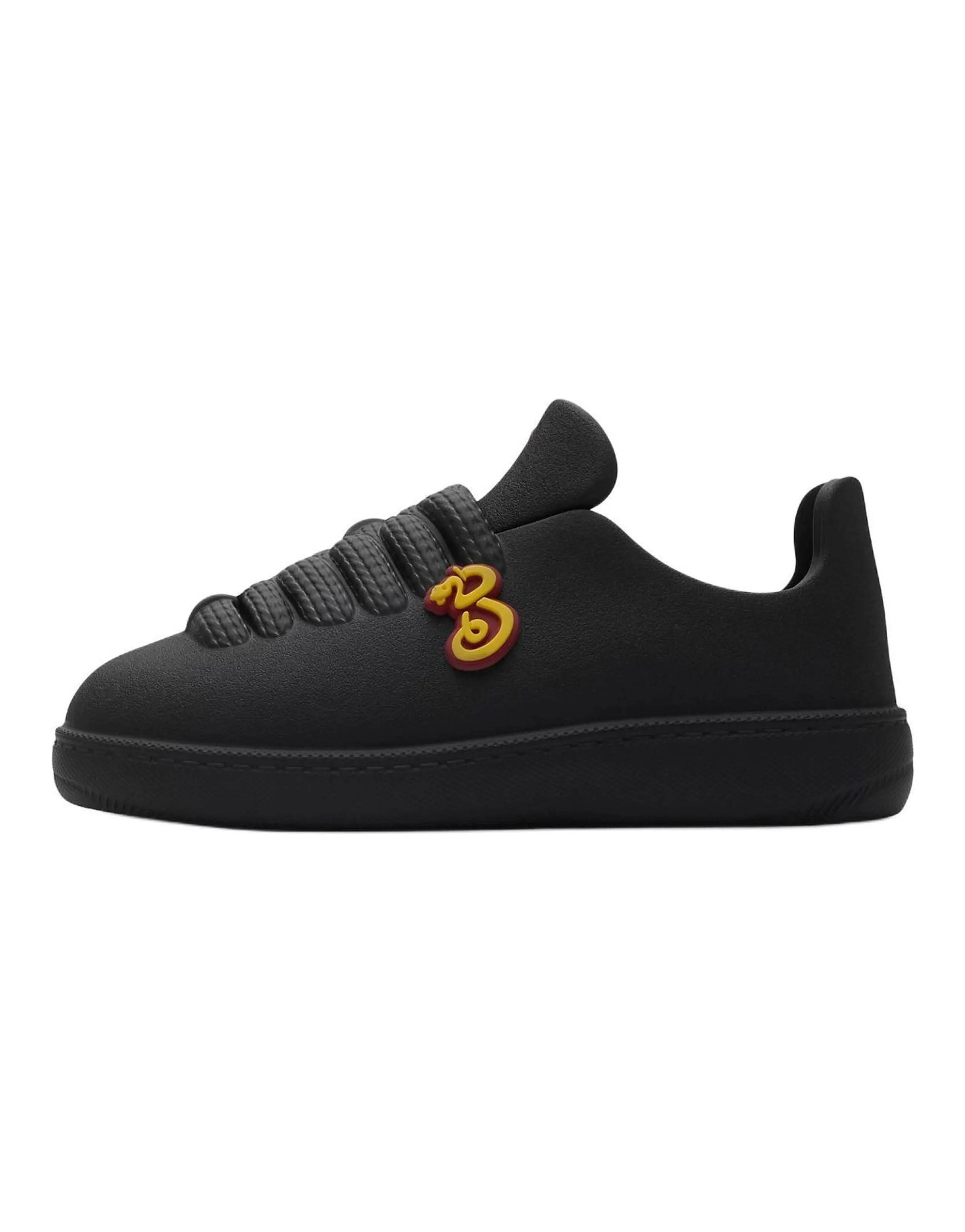 Burberry Bubble Year of the Snake Limited Round Toe Slip-On Low-Top Sneakers Women's Black