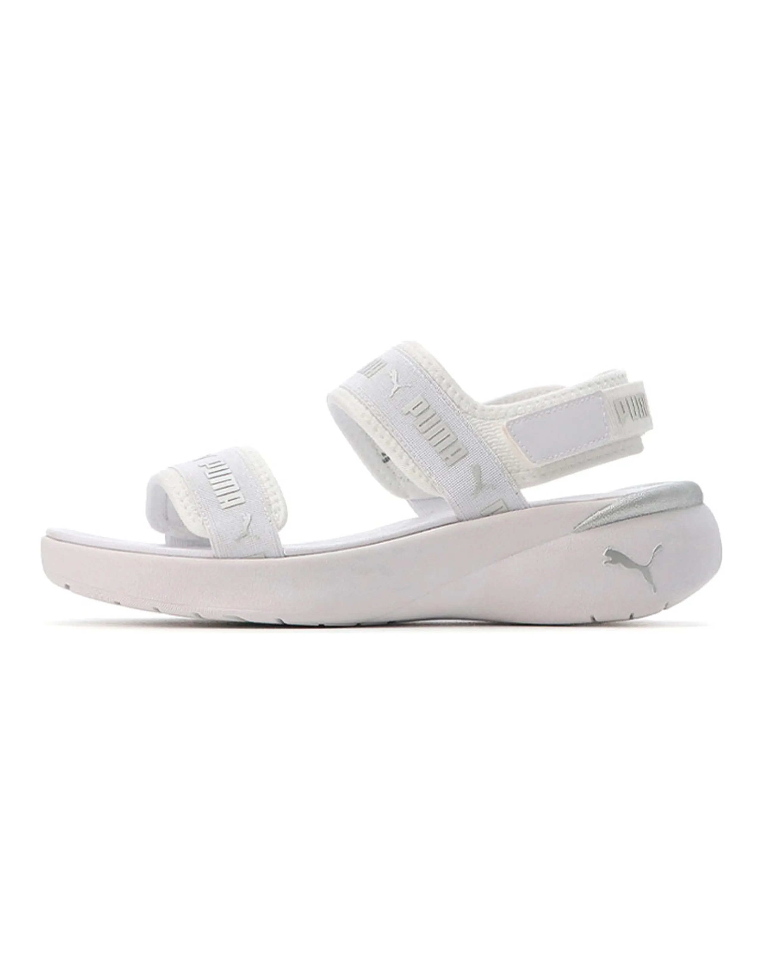 PUMA Sportie Sandal 'White Metallic Silver' Women's
