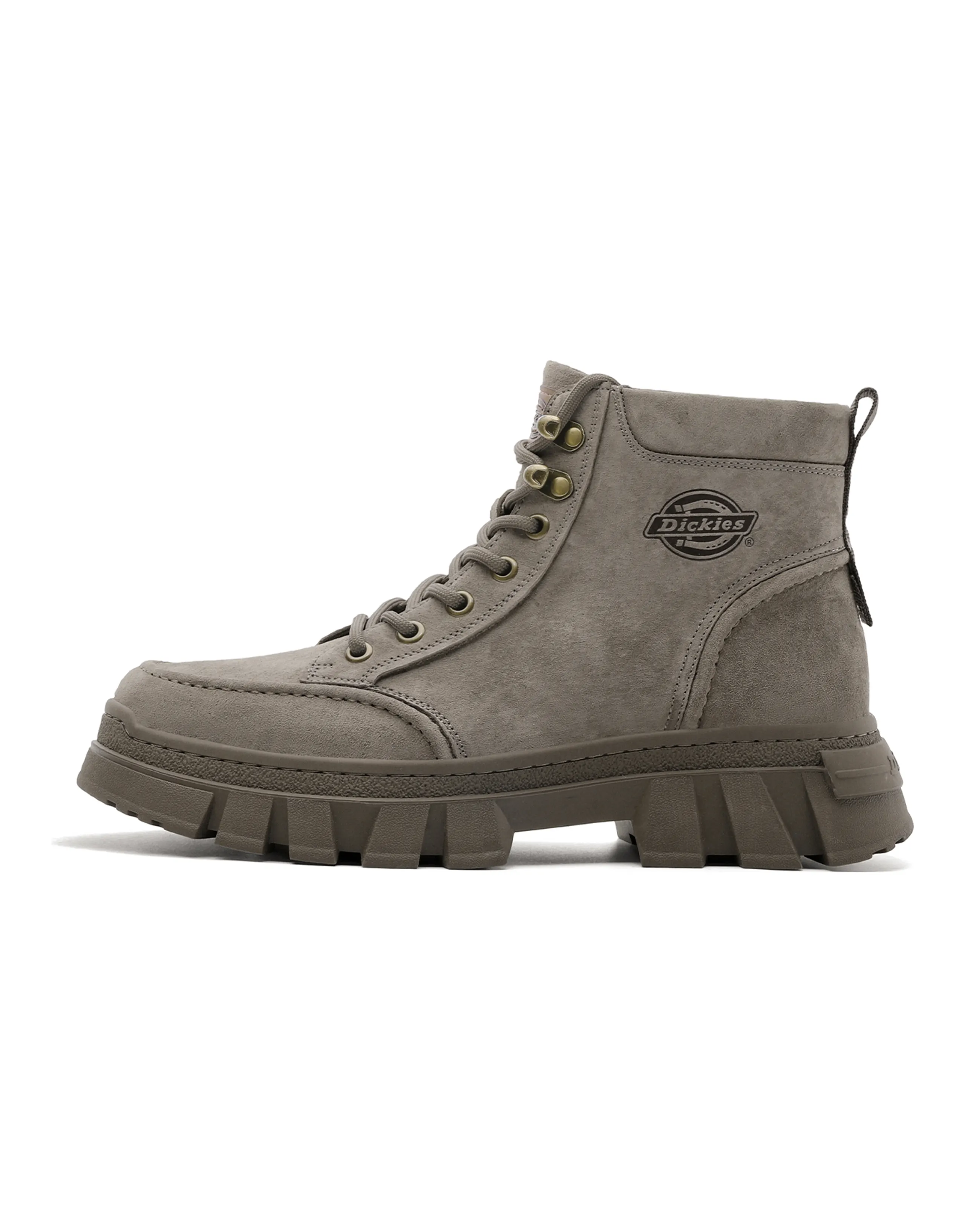 Dickies Patchwork Series Minimalist Versatile Ankle-Length Martin Boots Men's Gray