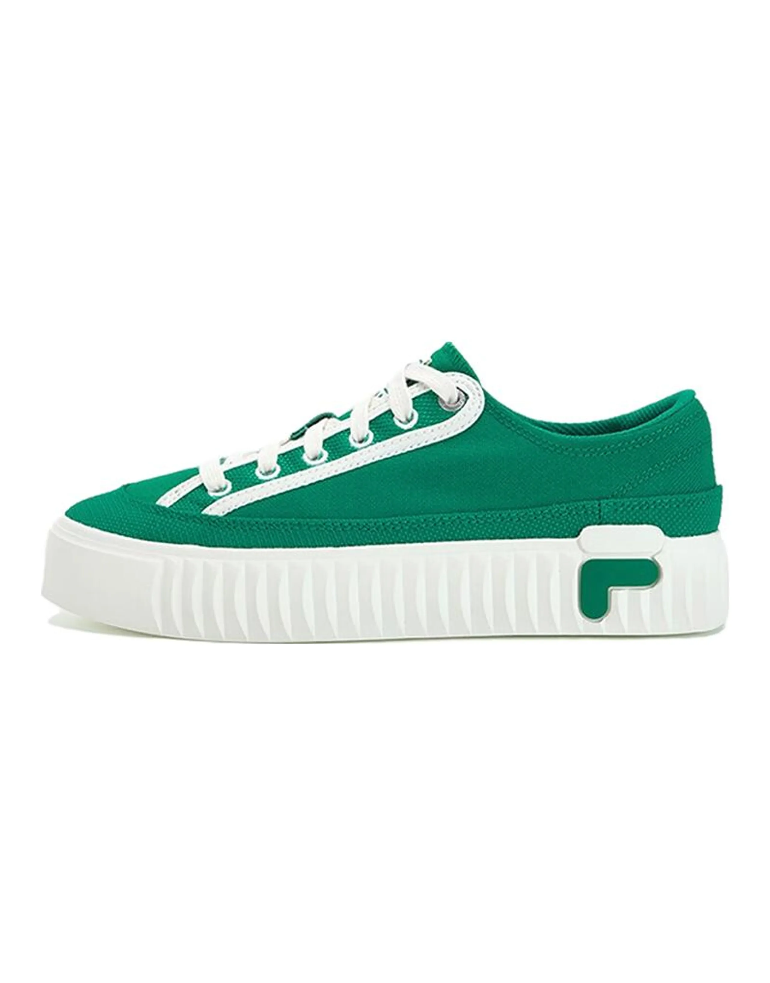 FILA Gear Canvas Shoes Women's Low-Top Green White