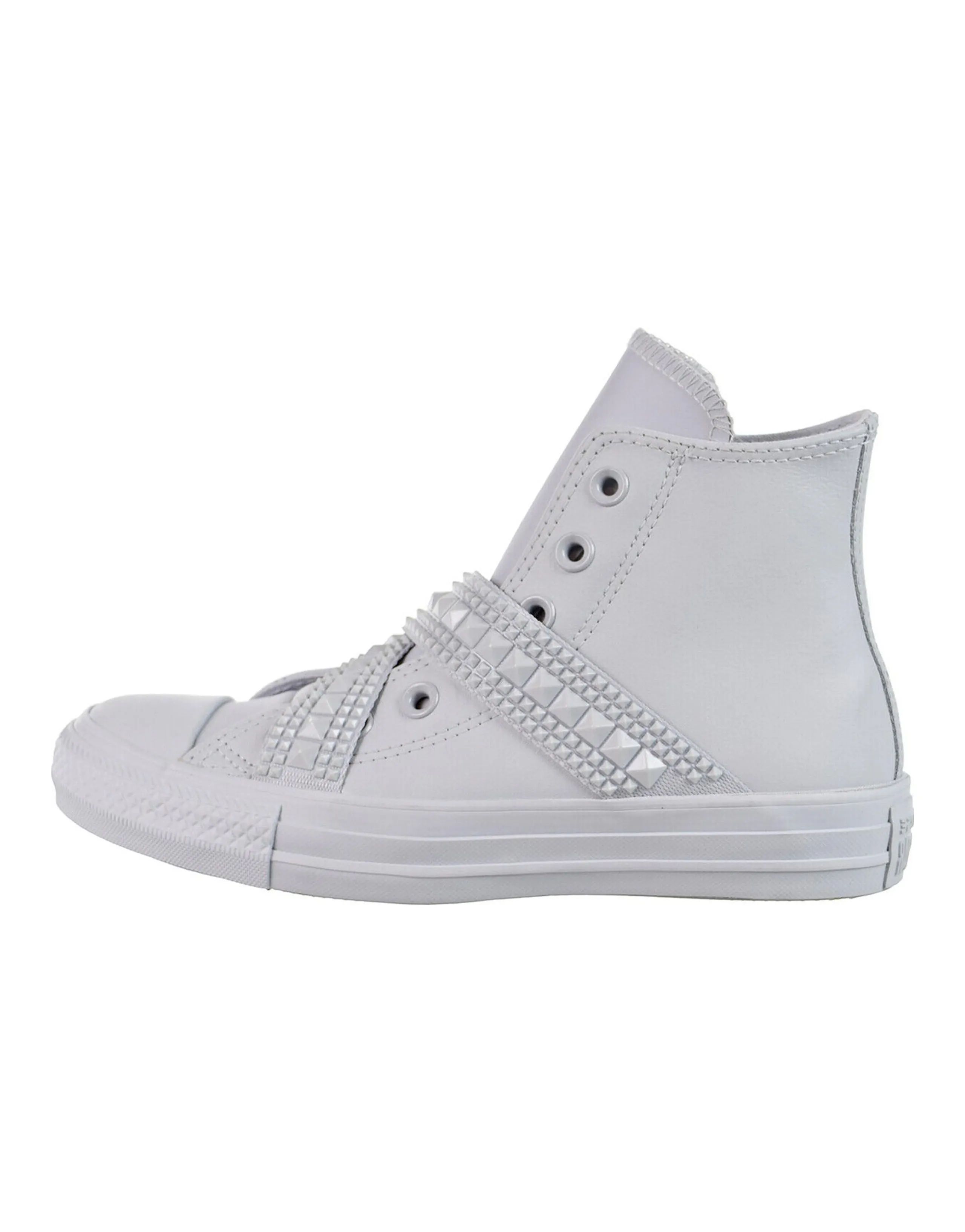 Converse Chuck Taylor All Star Punk Strap High Top 'Pure Platinum' Women's