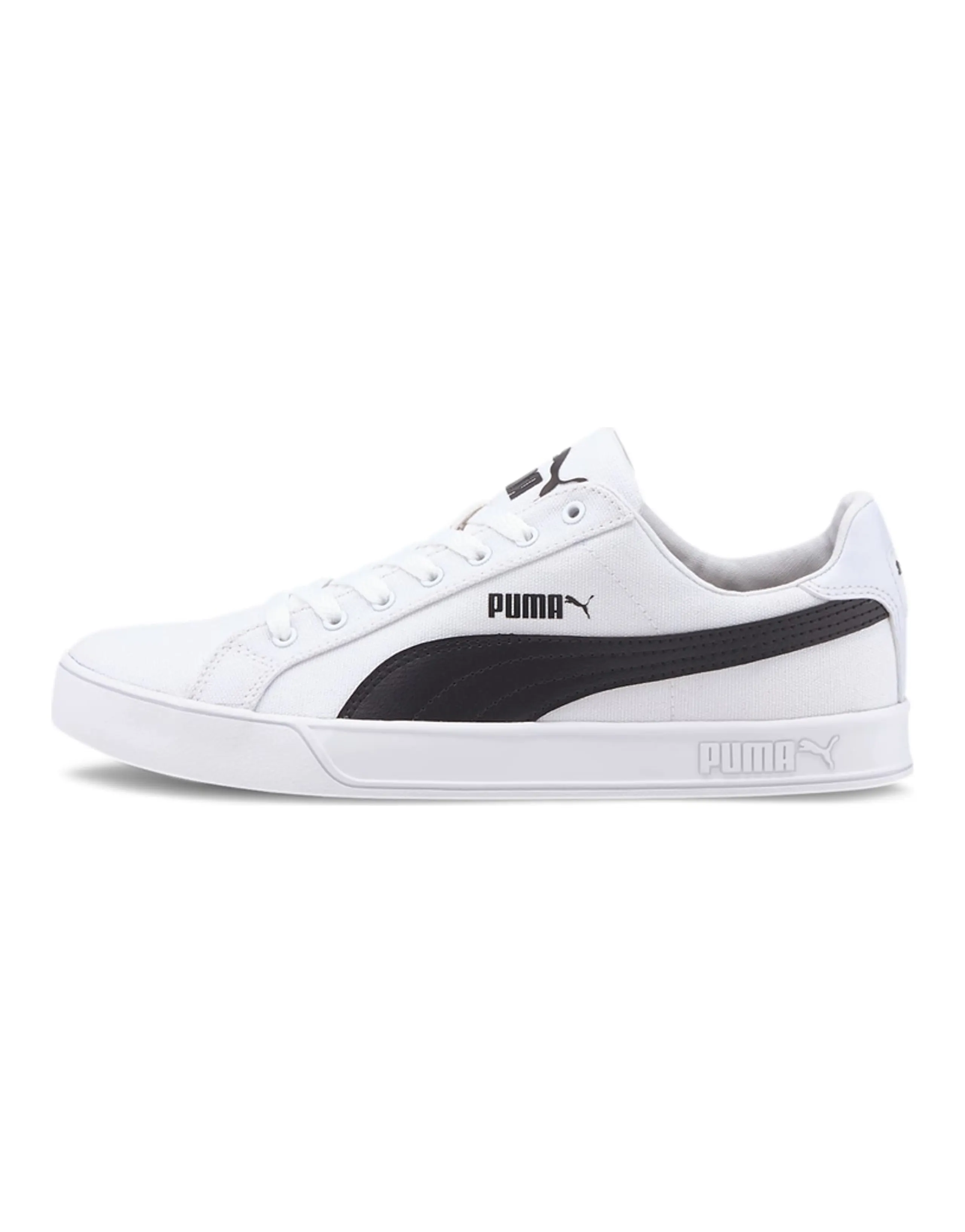 PUMA Smash Vulc Canvas 'White Black'