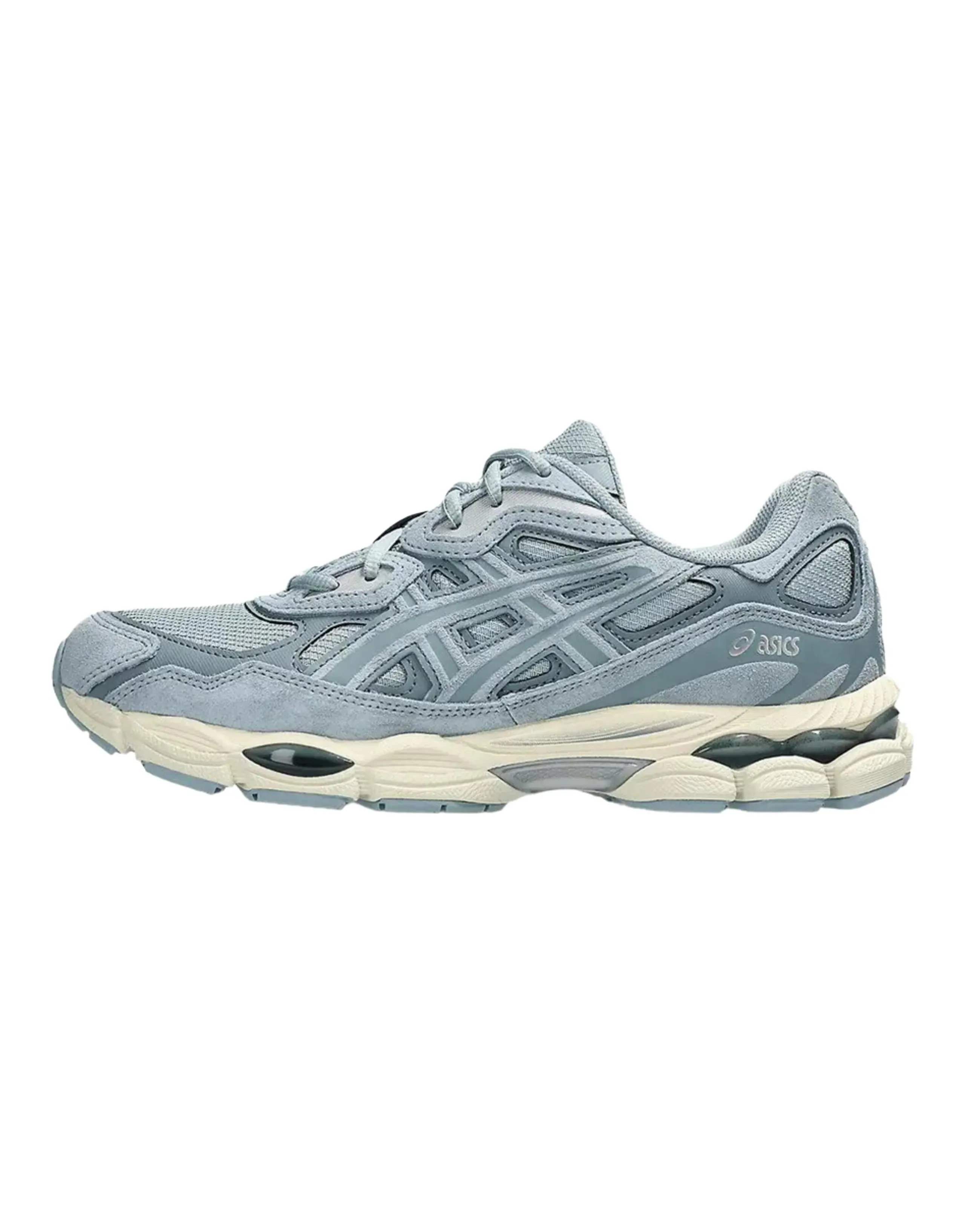 ASICS Abrasion Resistant Low top Casual Running Shoes Unisex Gray