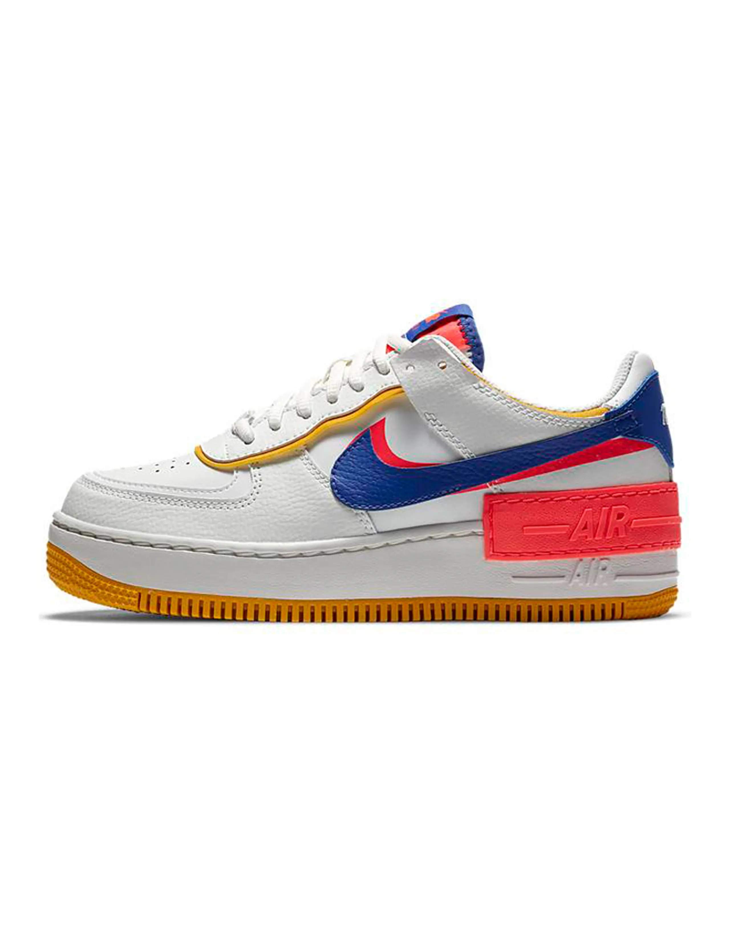 Nike Air Force 1 Low Shadow White Flash Crimson Astronomy Blue Women's