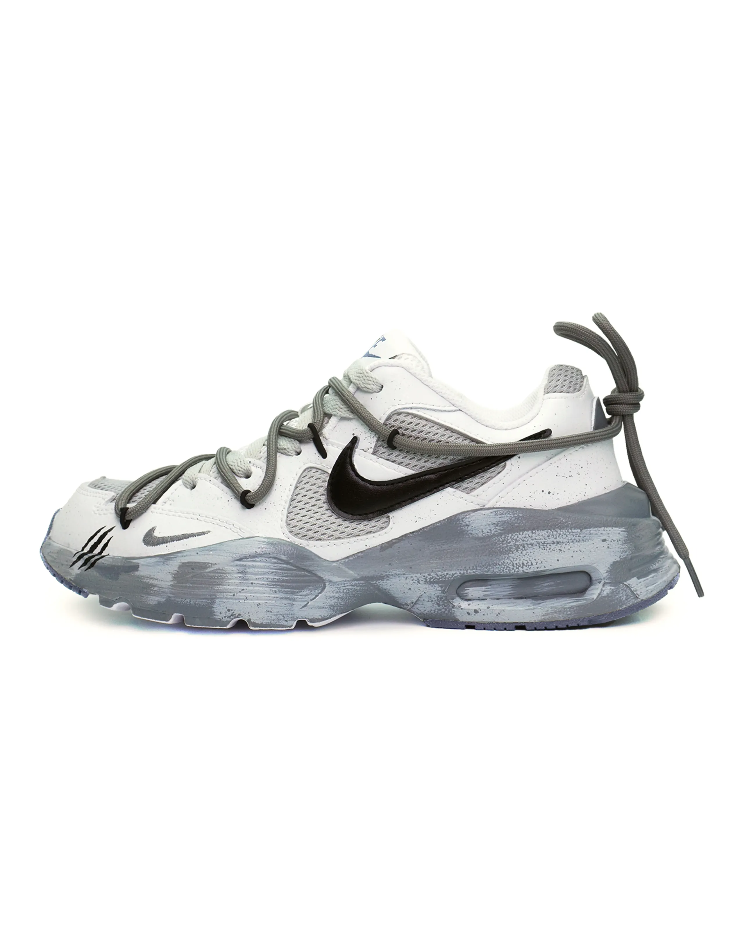 Nike Air Max Fusion Low Top Running Shoes Women's Gray White