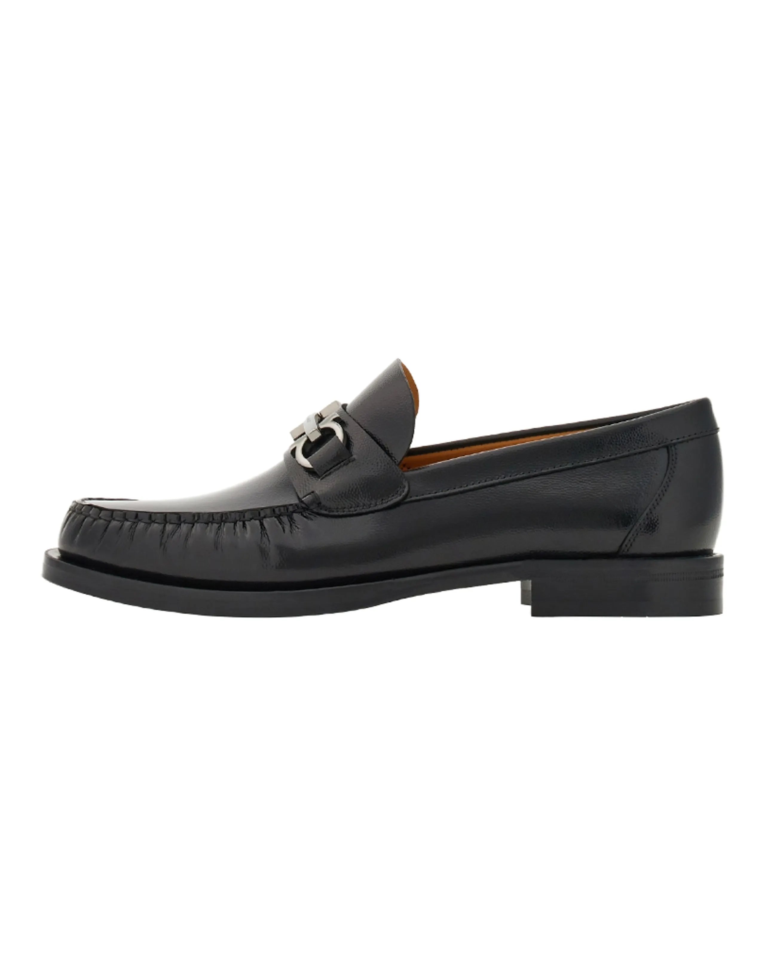 FERRAGAMO Gancini Leather Loafers