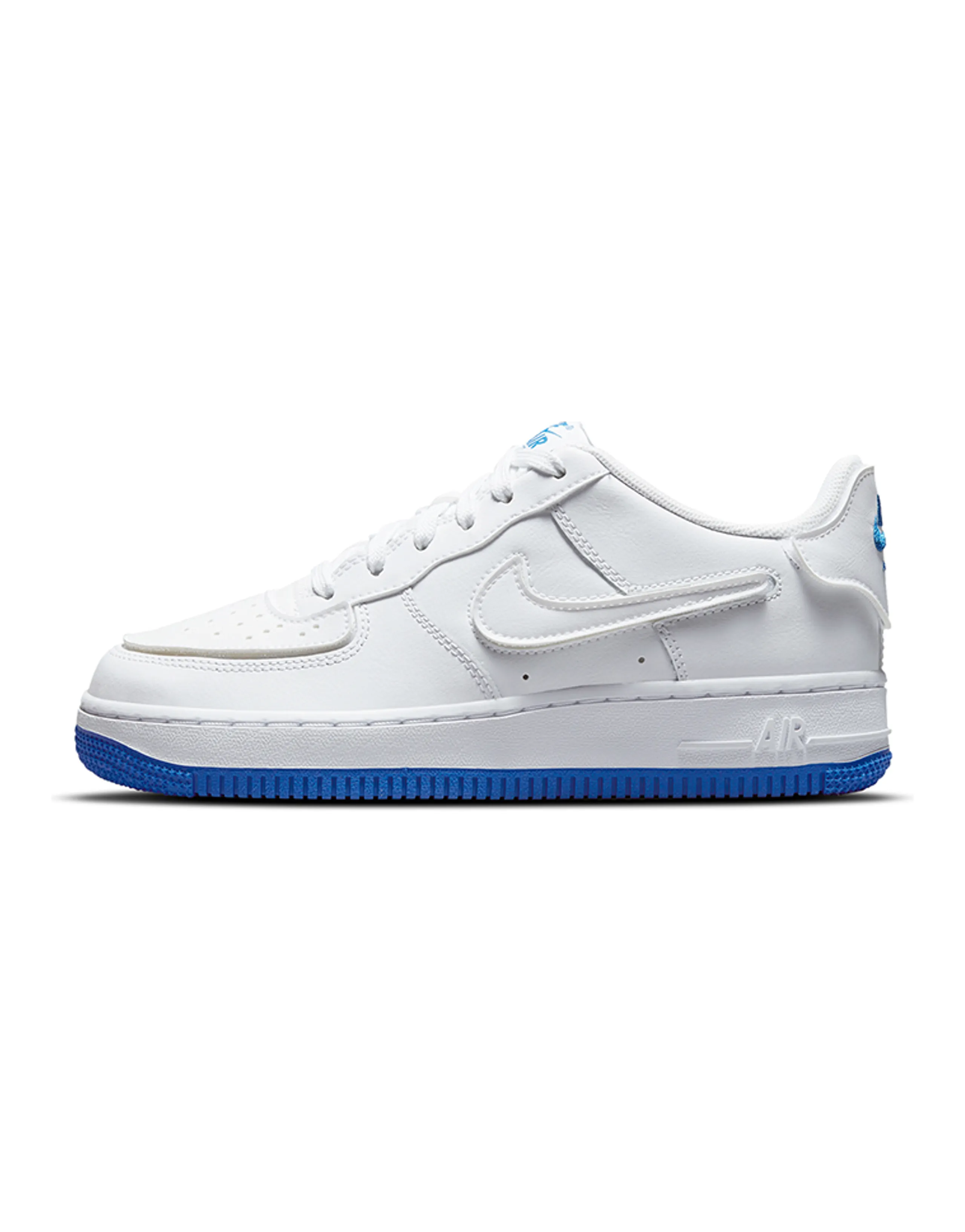 Nike Air Force 1/1 White Royal Blue GS
