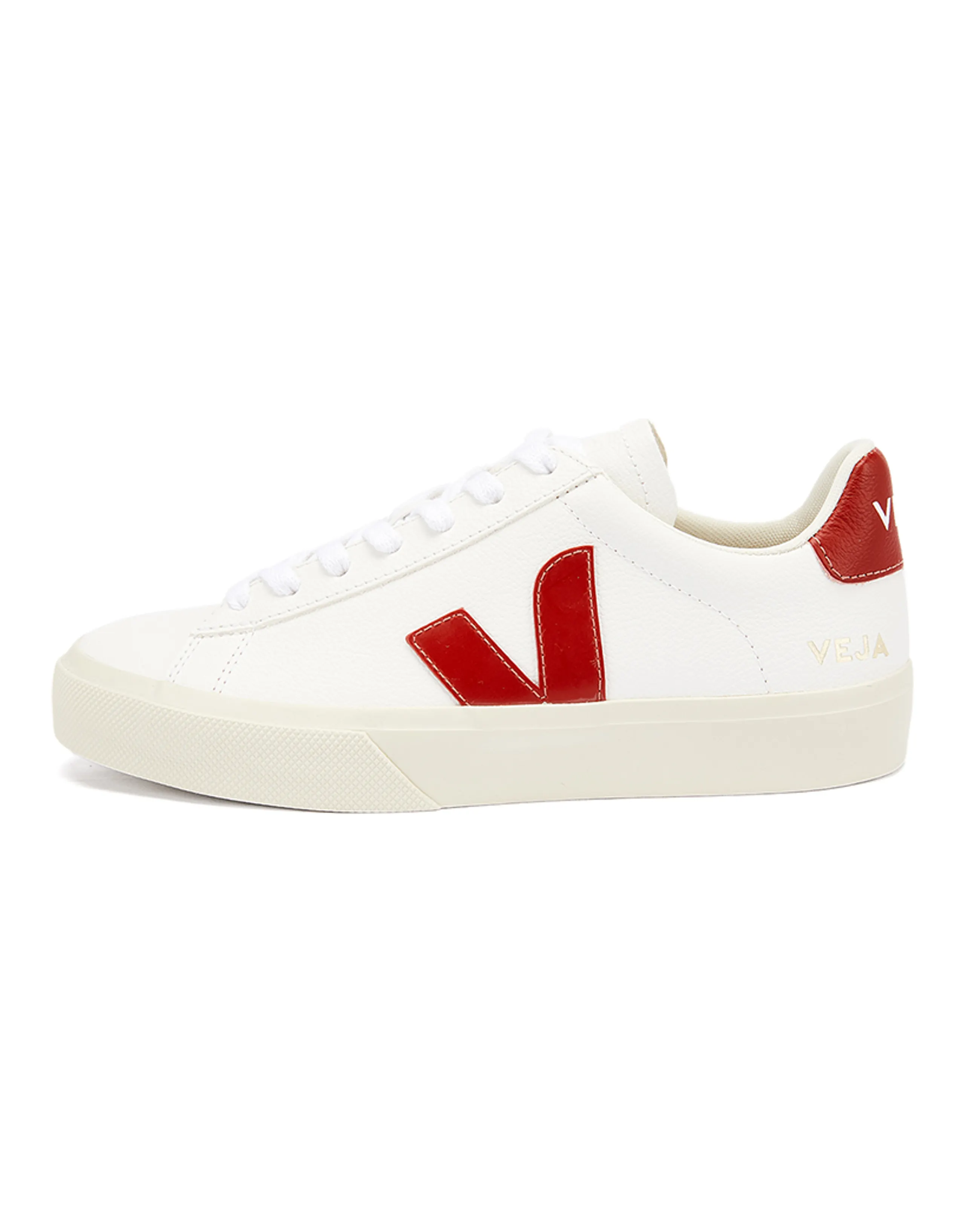VEJA Campo Lace Up 'White Red'
