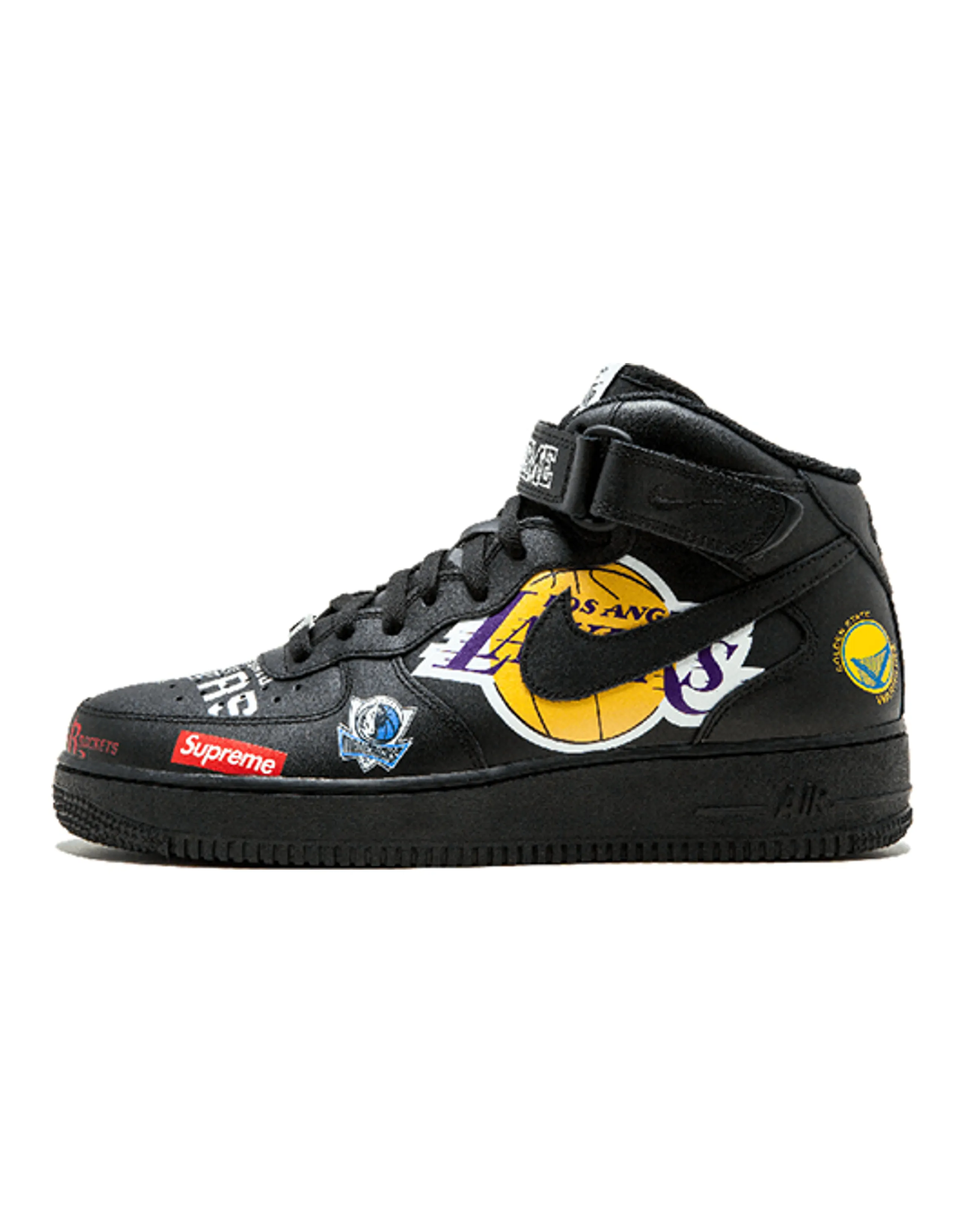 Nike Air Force 1 Mid Supreme Nba Black