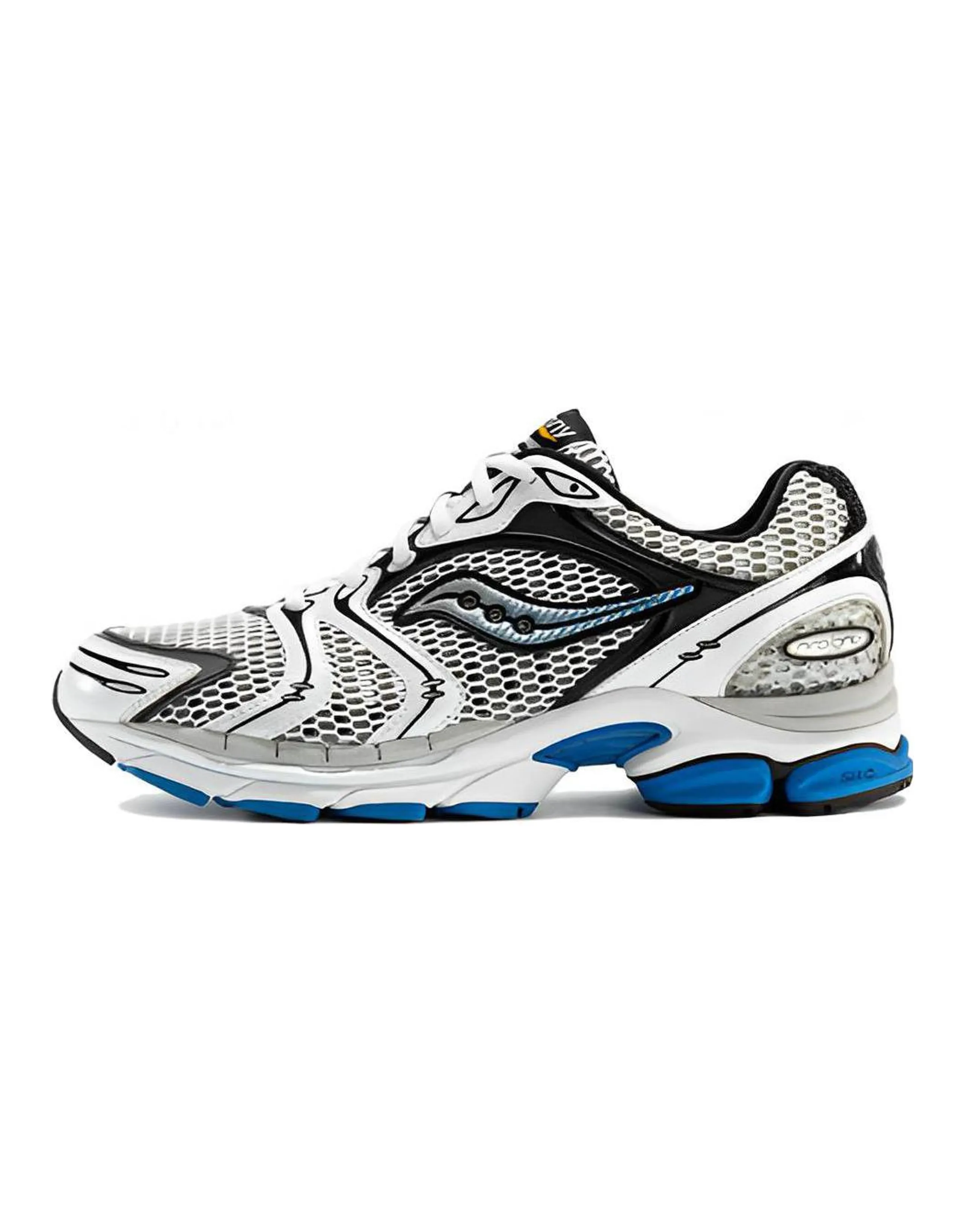 Saucony ProGrid Triumph 4 White Silver Blue