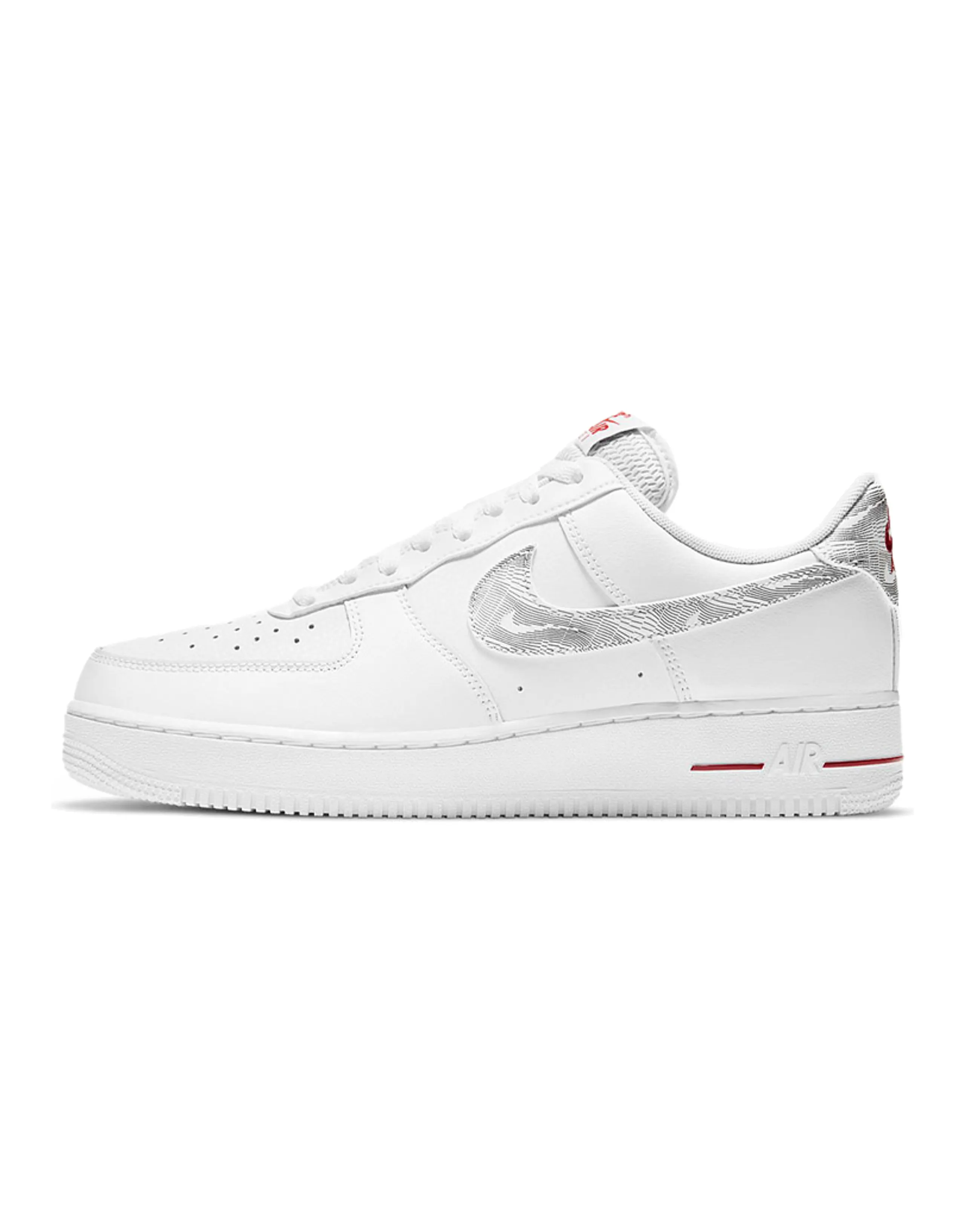 Nike Air Force 1 Low Topography Pack White University Red