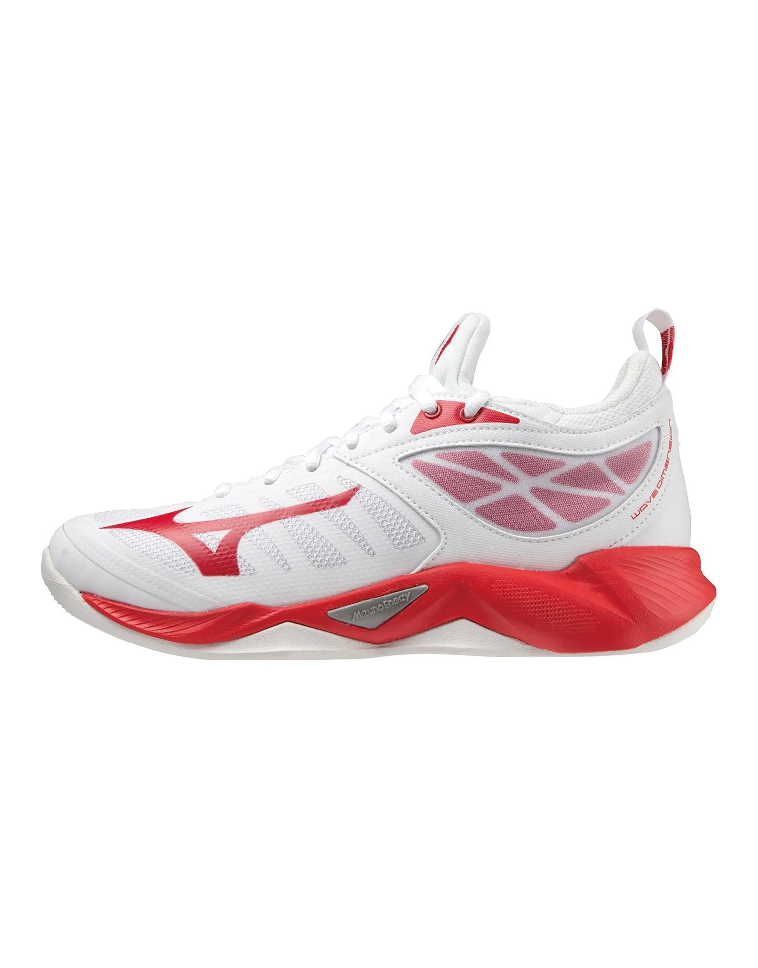 Mizuno Wave Dimension 'White Red'
