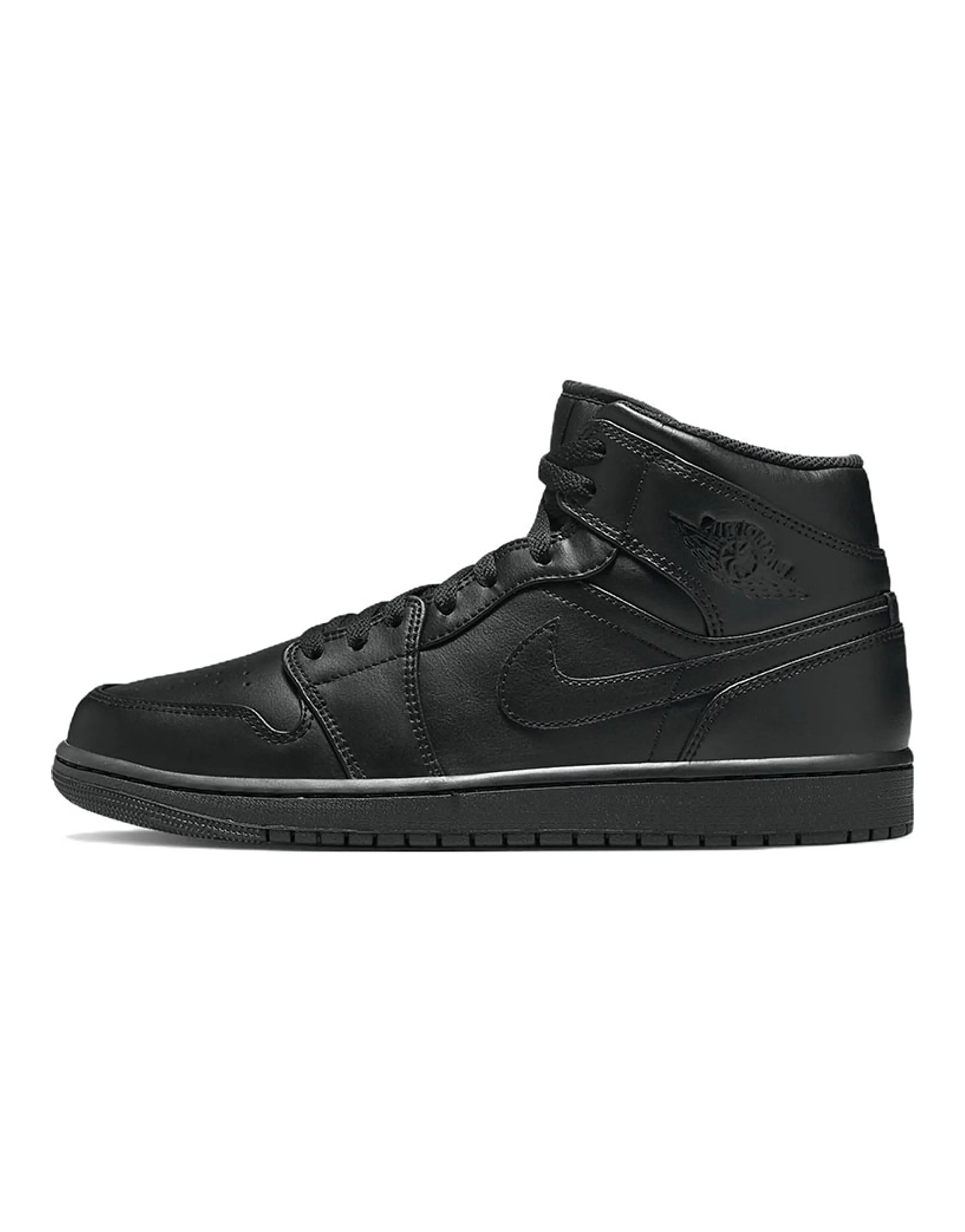 JORDAN 1 Mid Triple Black