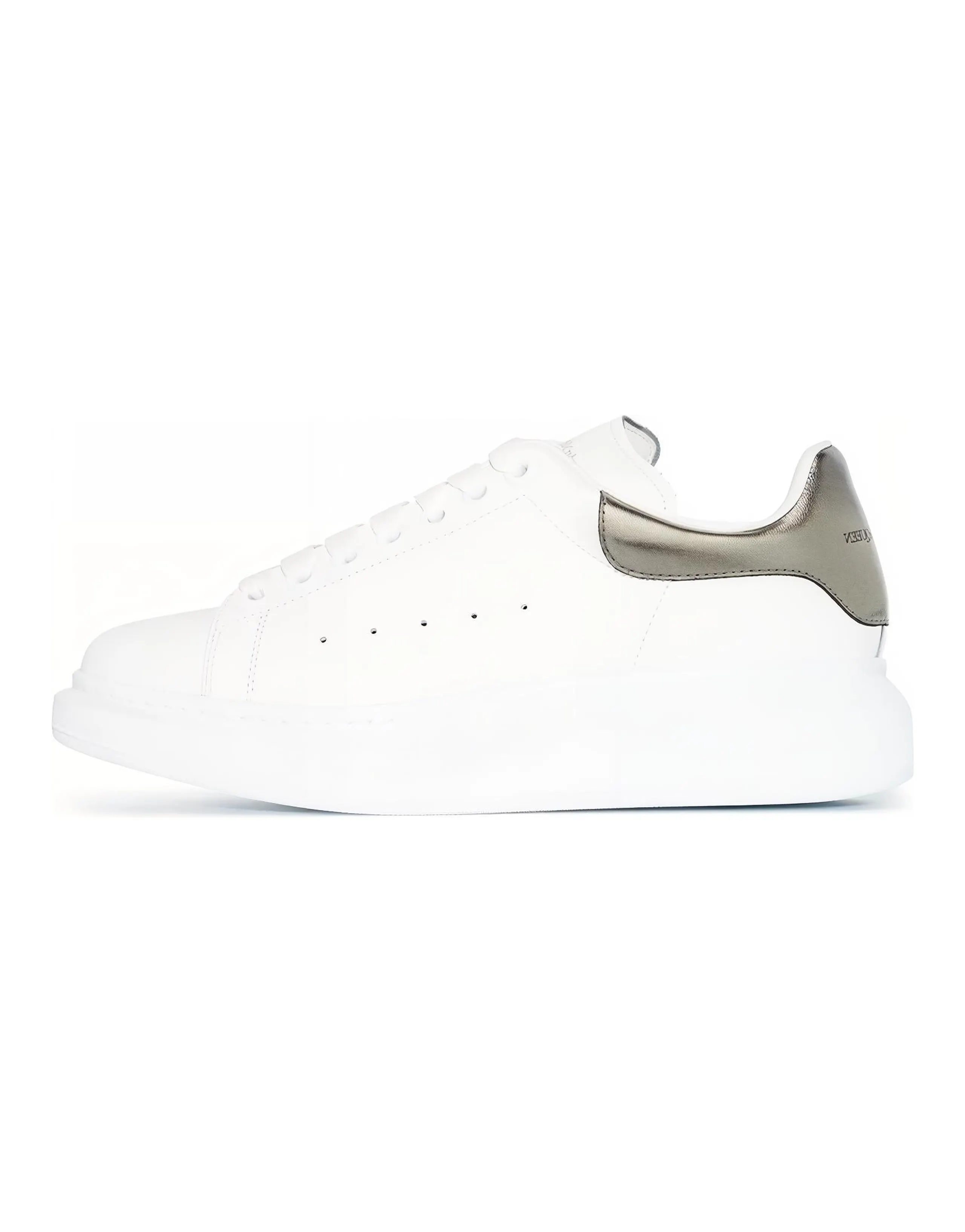 Alexander McQueen Oversized White Metallic Women's