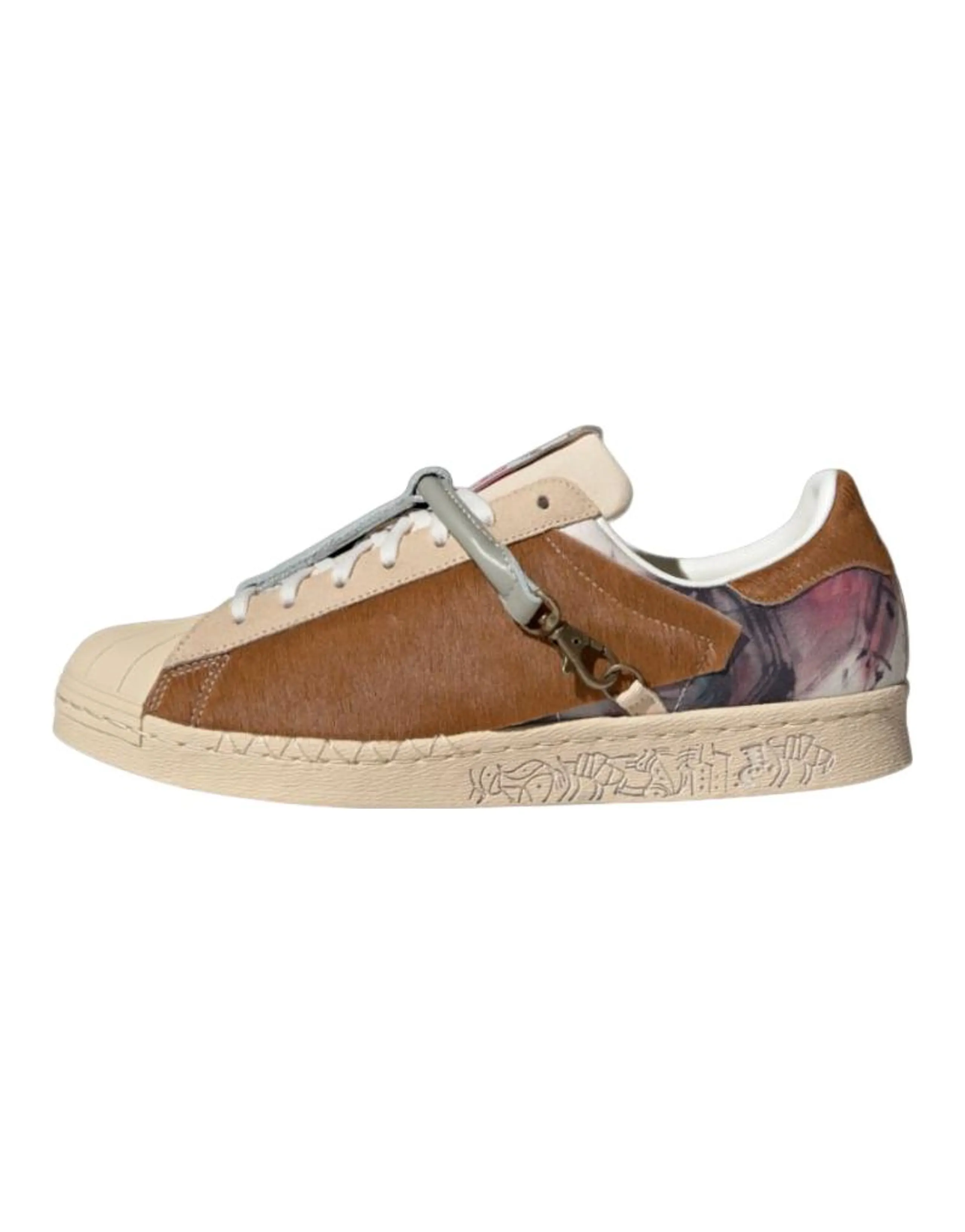 Adidas Originals Superstar 80s X Han Meilin 'Cream Brown'