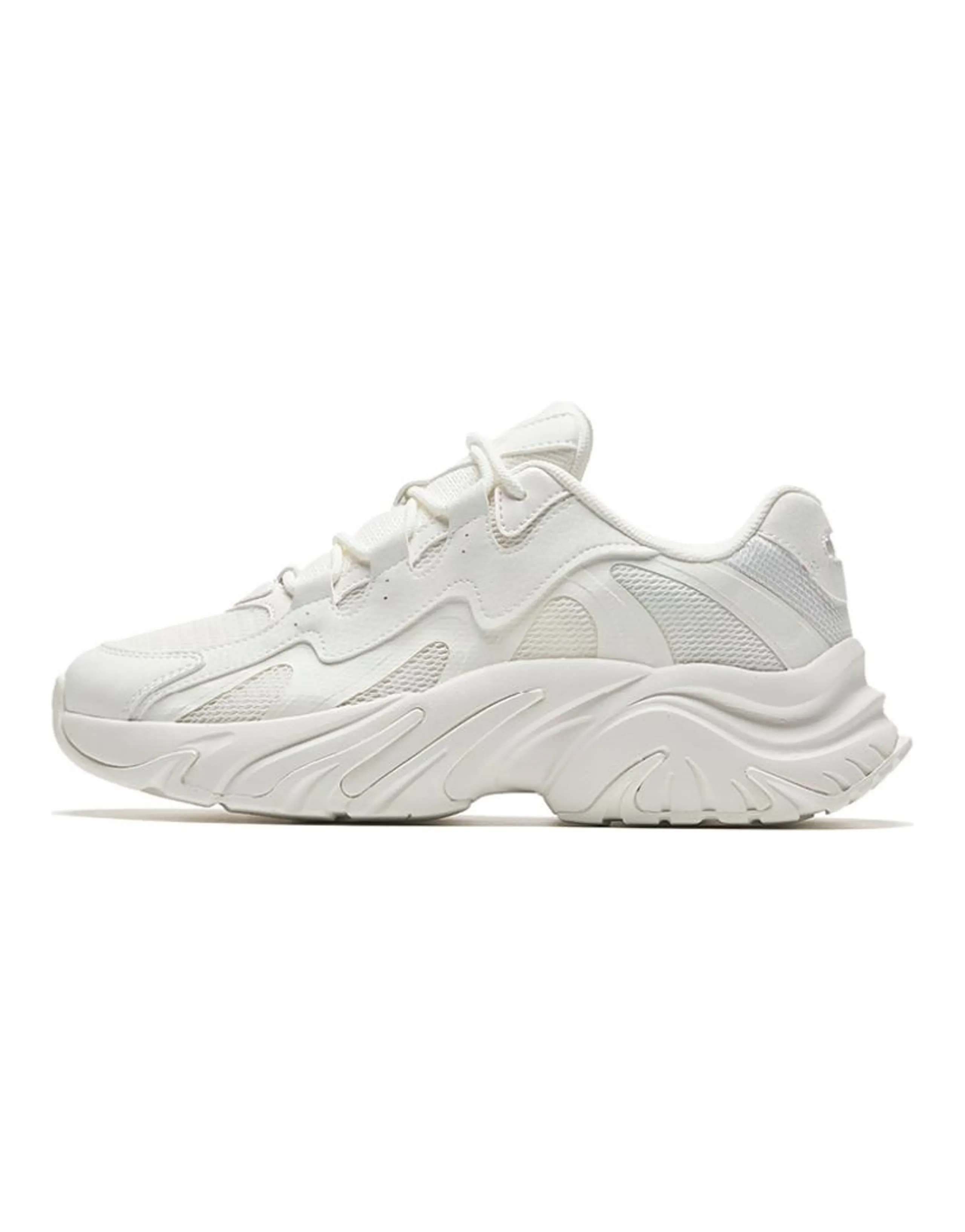 Anta Slip-Resistant Breathable Low-Top Casual Shoes Women's White Gray