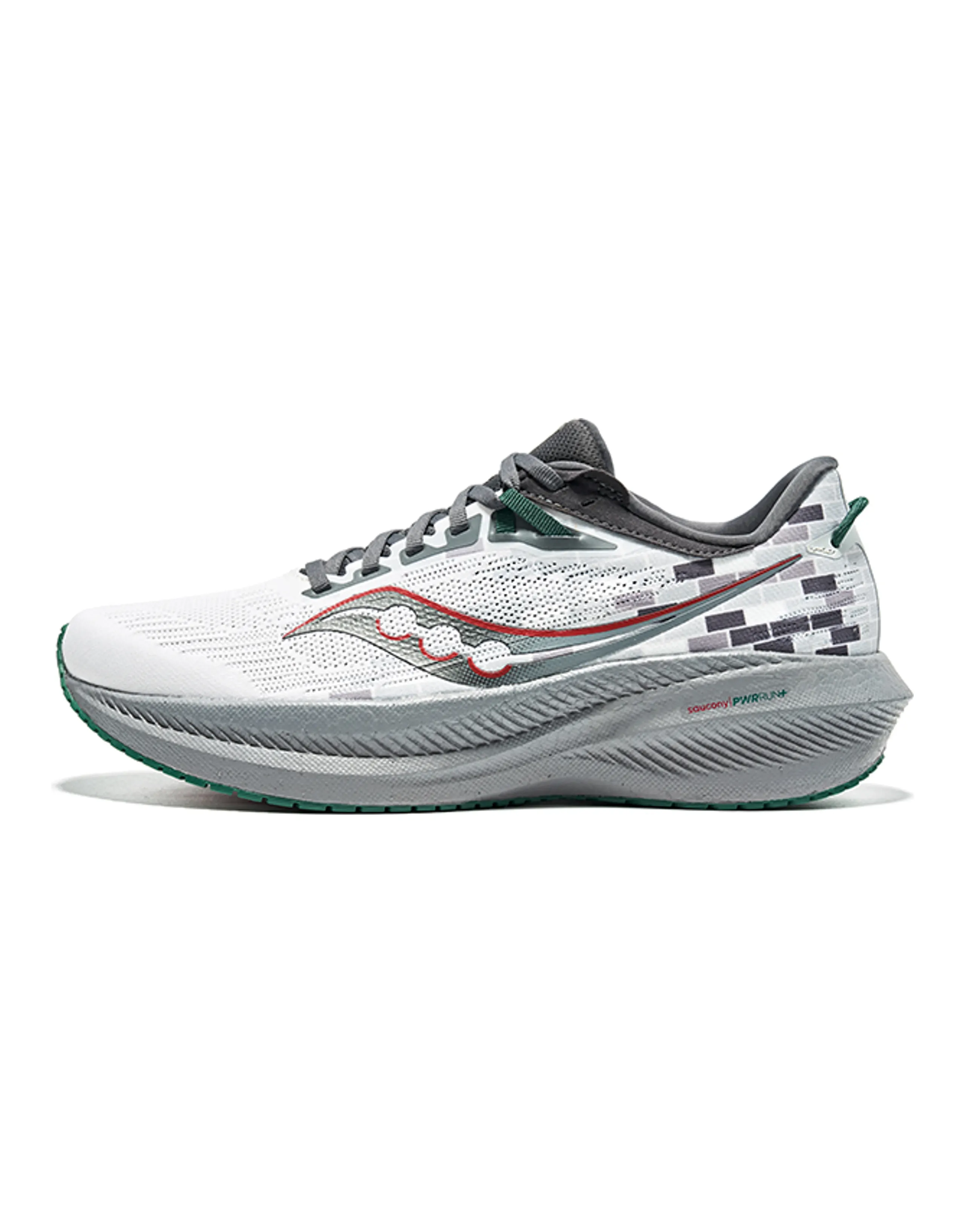 Saucony Triumph 21 Running Shoes Unisex Low-Top Green