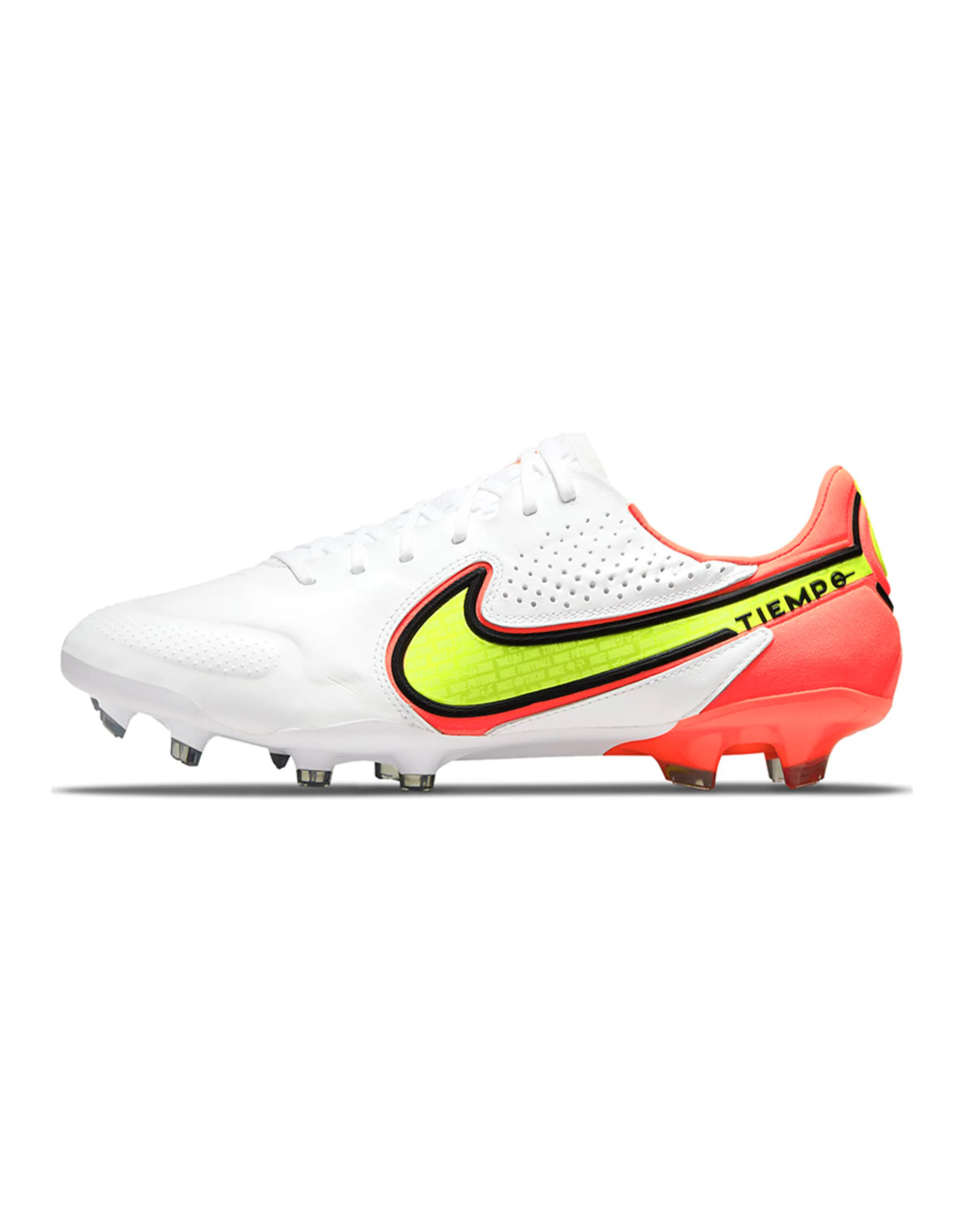 Nike Tiempo Legend 9 Elite FG White Bright Crimson Volt