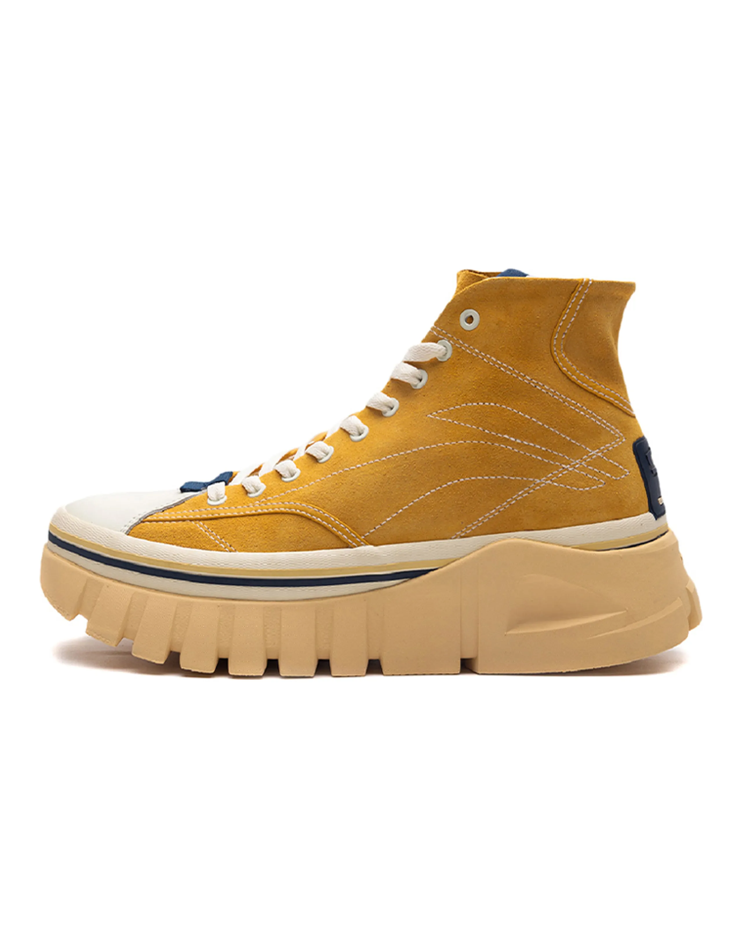 LiNing Wave Casual Shoes Women's High-Top Mineral Yellow/Vanilla White