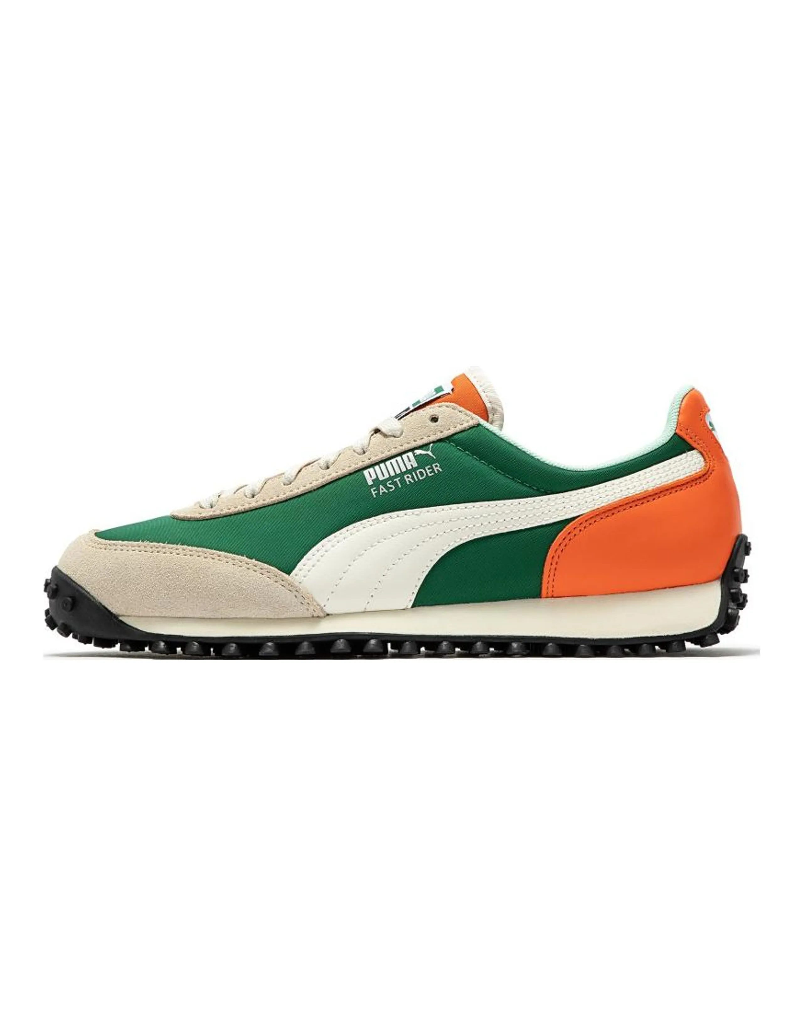 Puma Fast Rider Beige Green Orange