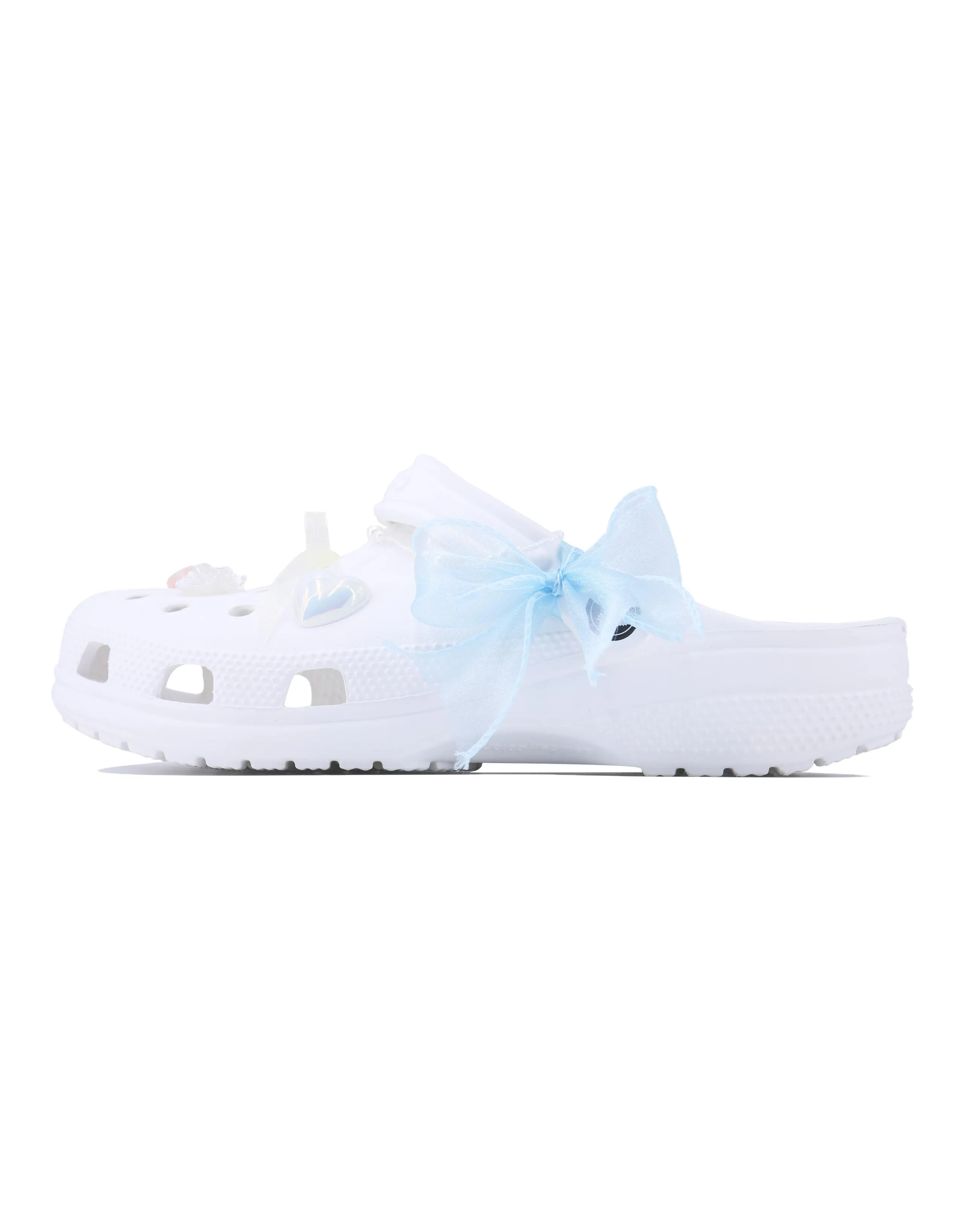 [Custom Shoes] Crocs Classic Clog Fluffy Ice SDS Macaron Color Refreshing Comfortable Casual Home Trendy Versatile Cute Fairy Clogs Unisex White