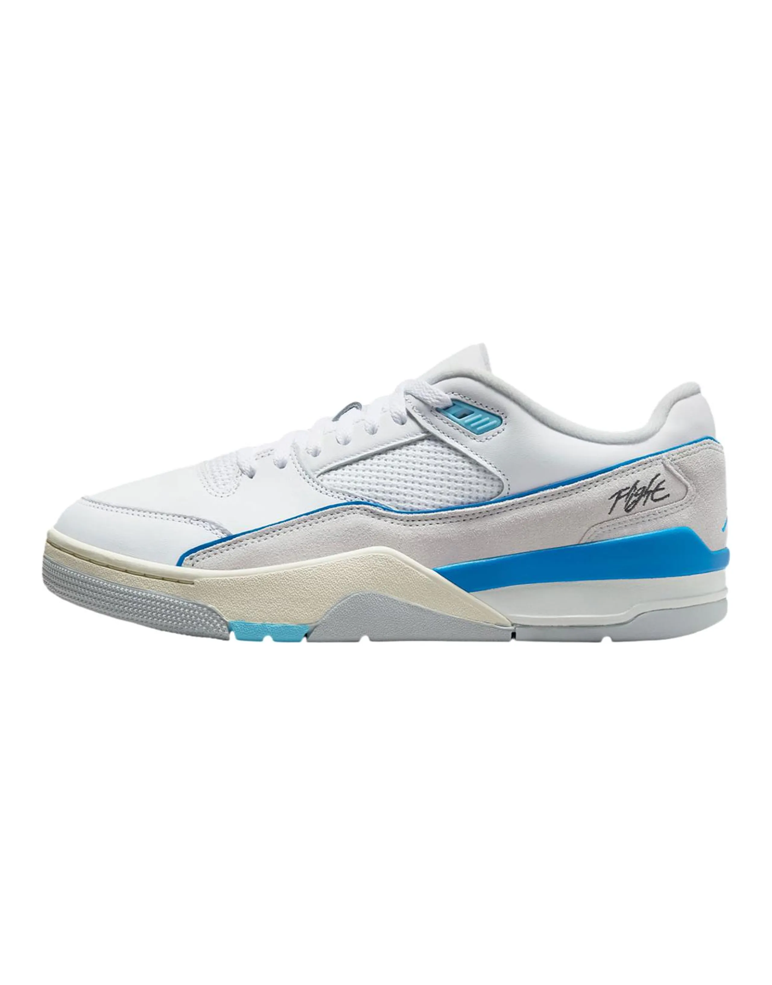 Jordan FLIGHT COURT Classic Versatile Support Low-Top Retro Basketball Shoes Unisex White